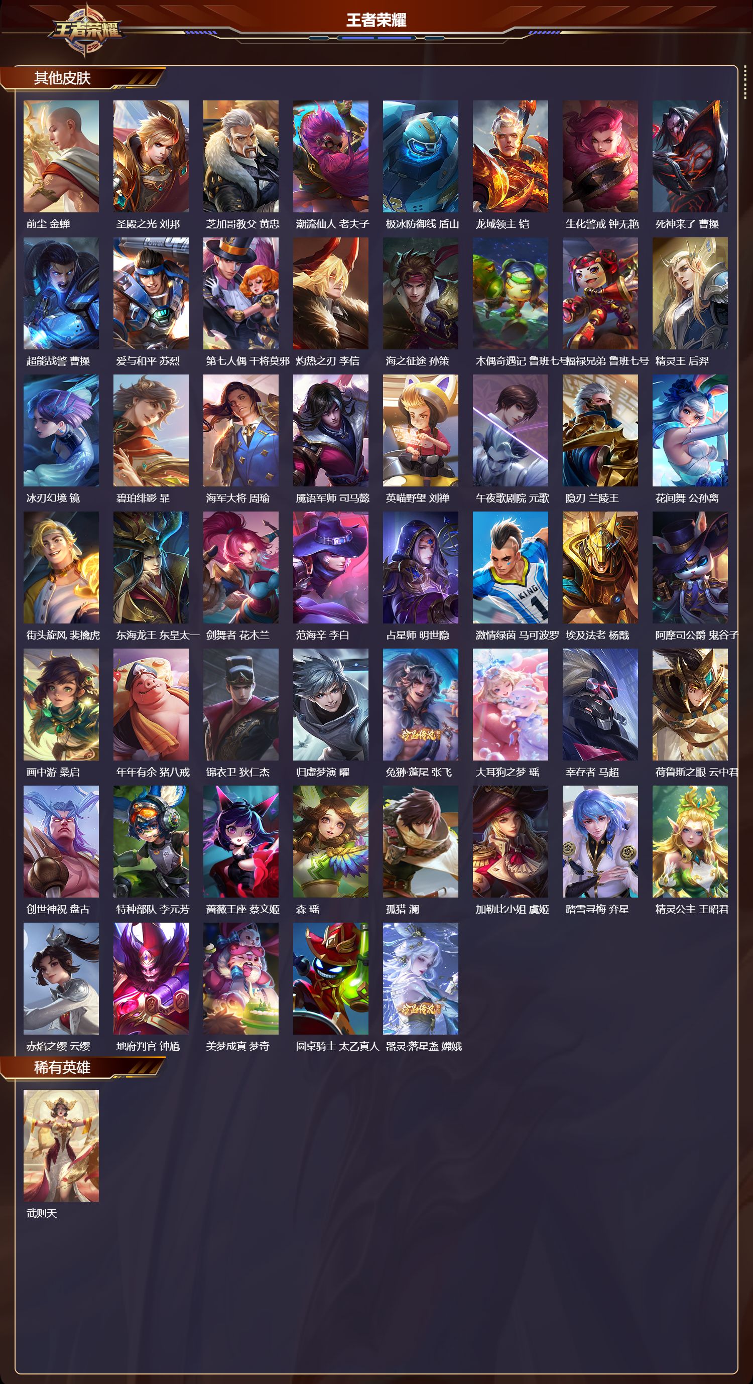 WZMK4303030王者荣耀账号详情图5