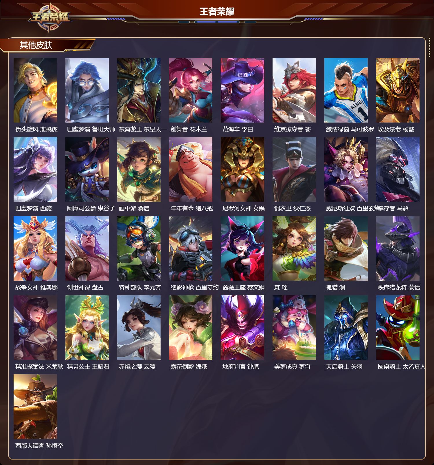 WZQM4302383王者荣耀账号详情图5