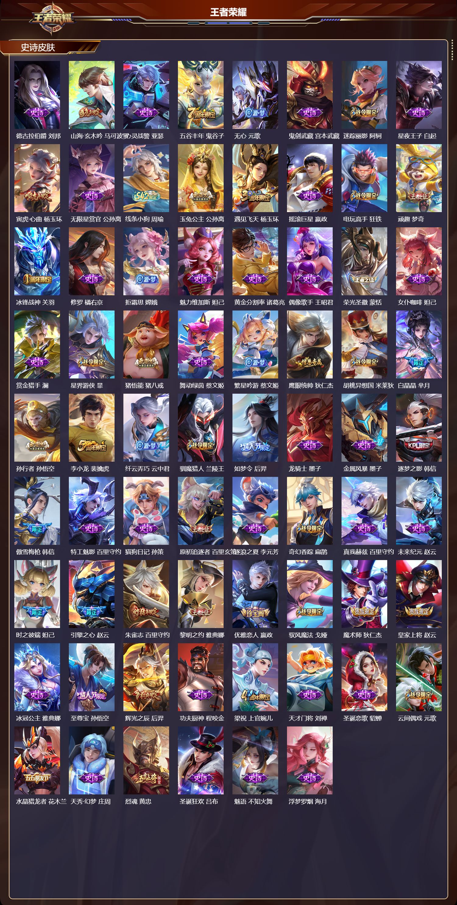 WZMK4302418王者荣耀账号详情图2