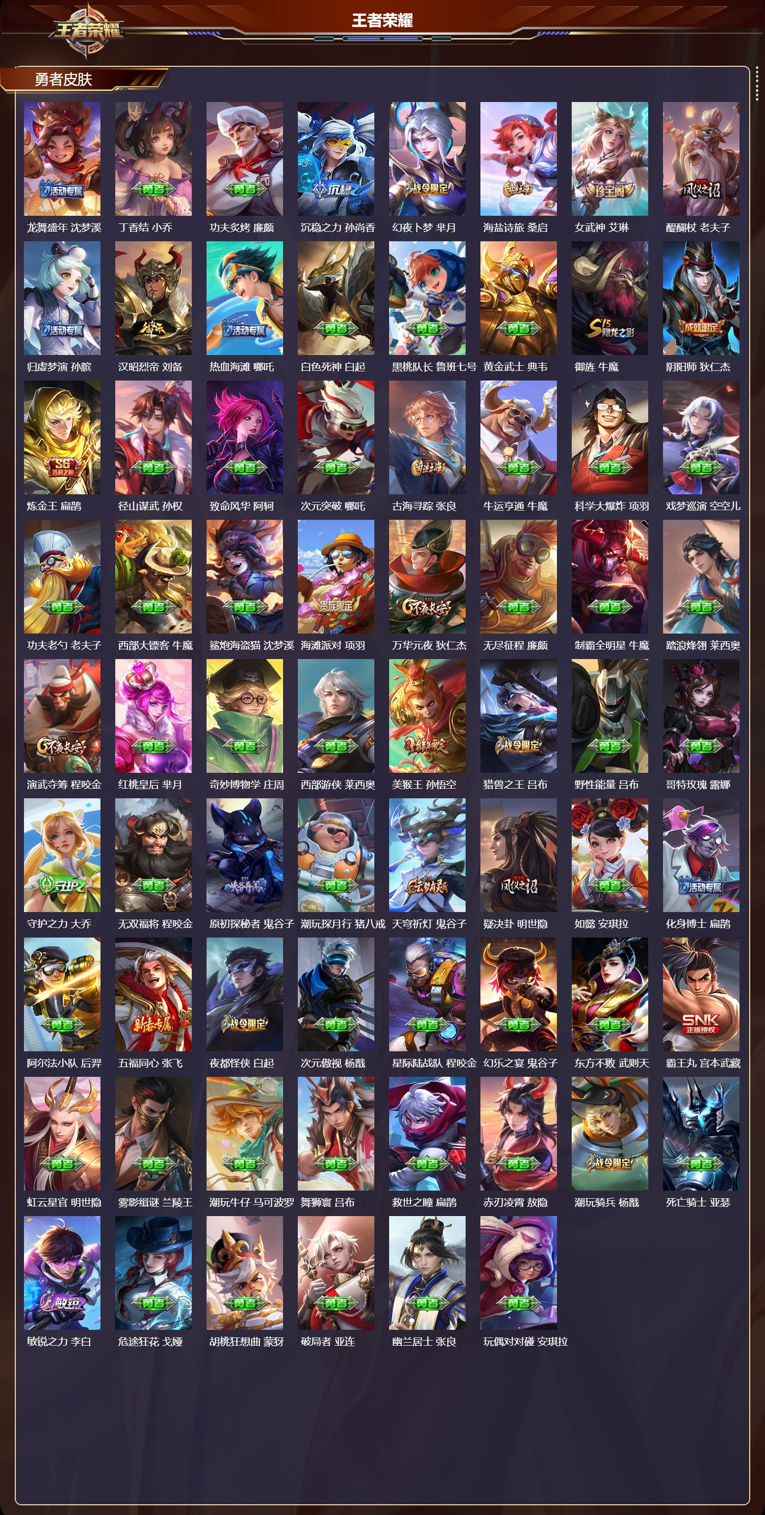 WZMK4302019王者荣耀账号详情图3 WZMK4302019王者荣耀账号详情图3