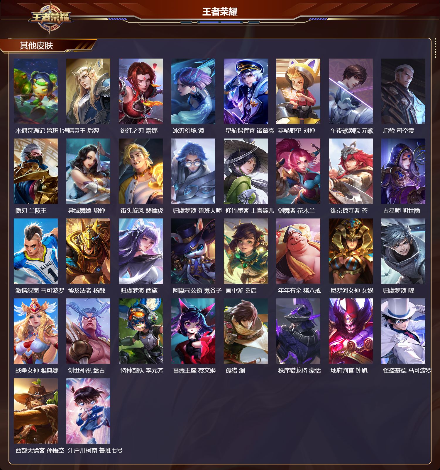 WZMK4302396王者荣耀账号详情图5