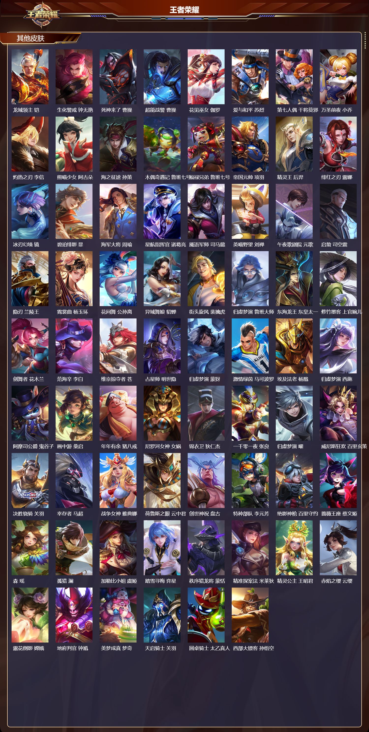 WZMK4302634王者荣耀账号详情图6