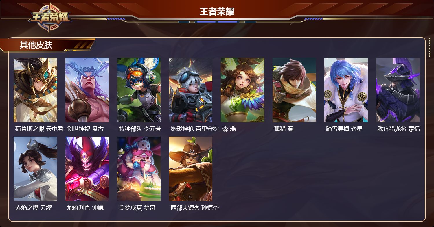 WZQM4304734王者荣耀账号详情图6