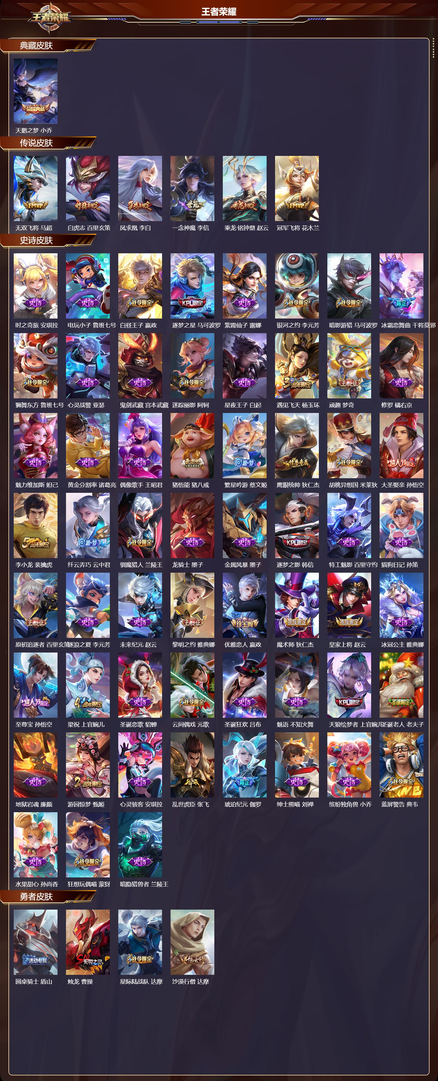 WZQM4304092王者荣耀账号详情图2