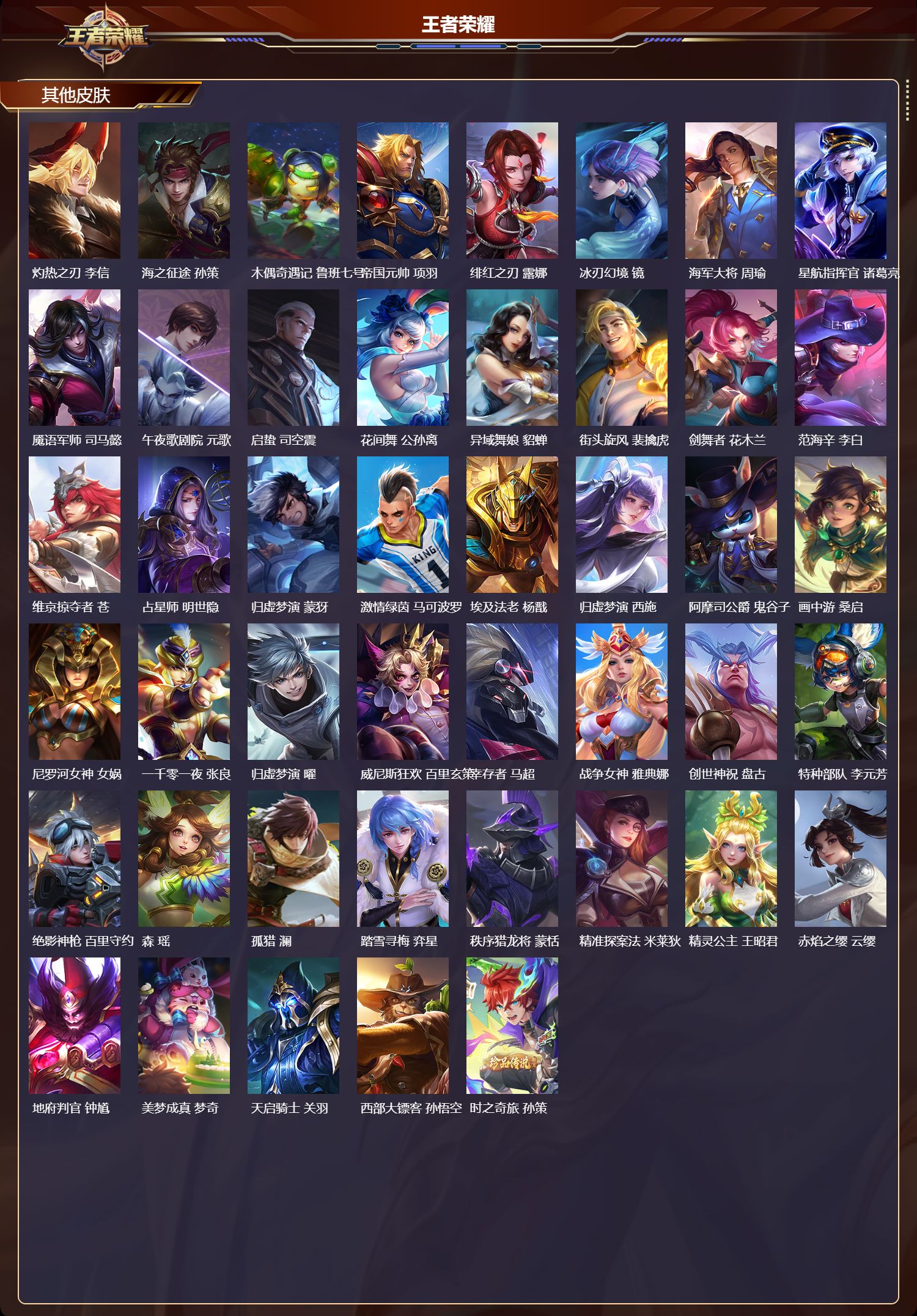 WZMK4301915王者荣耀账号详情图4