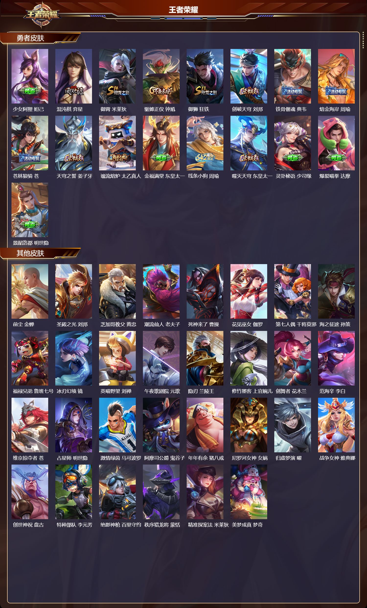 WZMK4302432王者荣耀账号详情图2