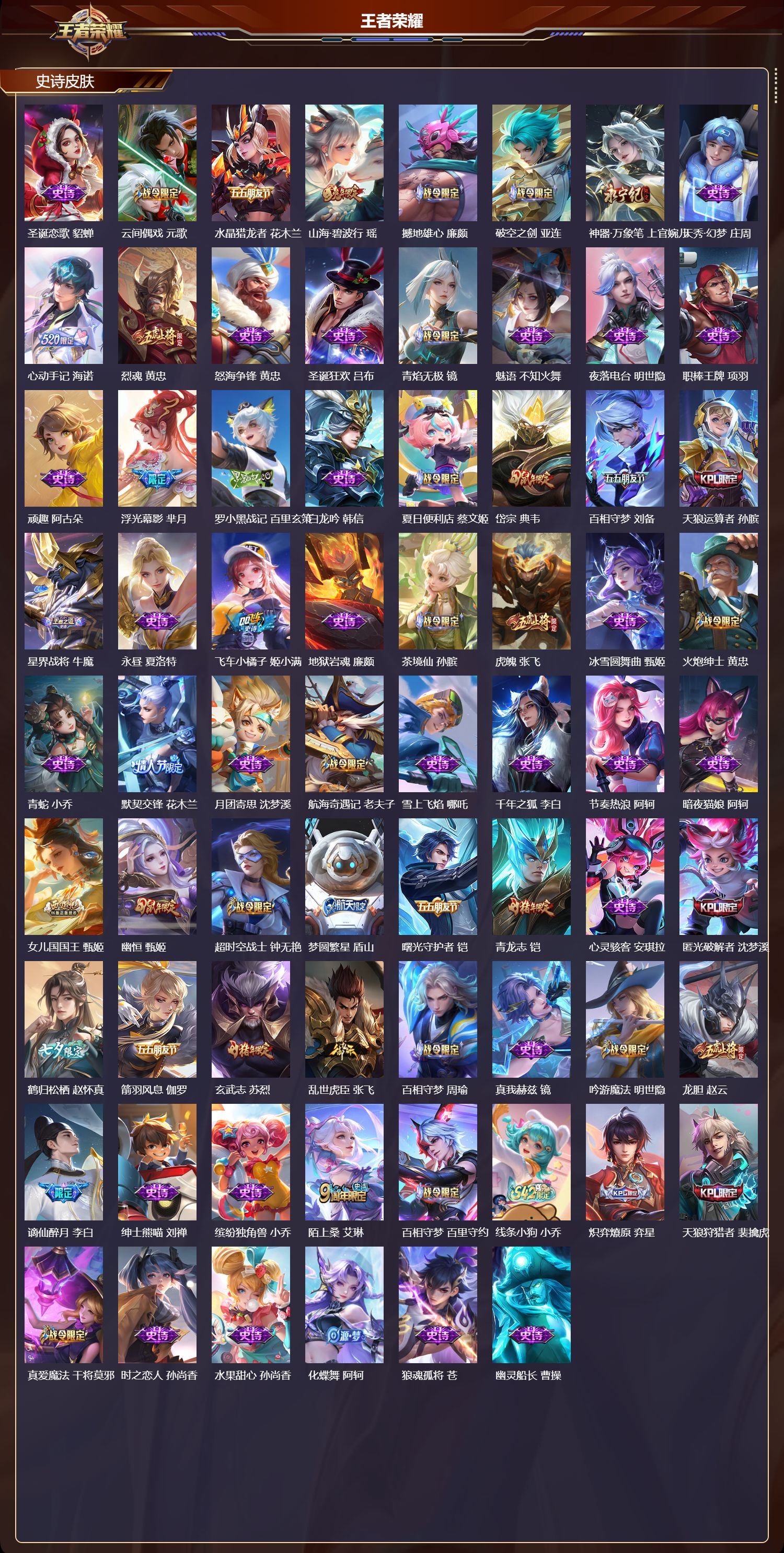 WZMK4305329王者荣耀账号详情图4