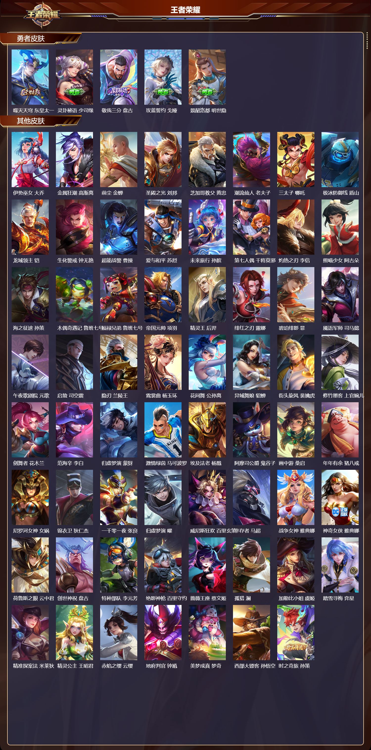 WZQM4303266王者荣耀账号详情图6