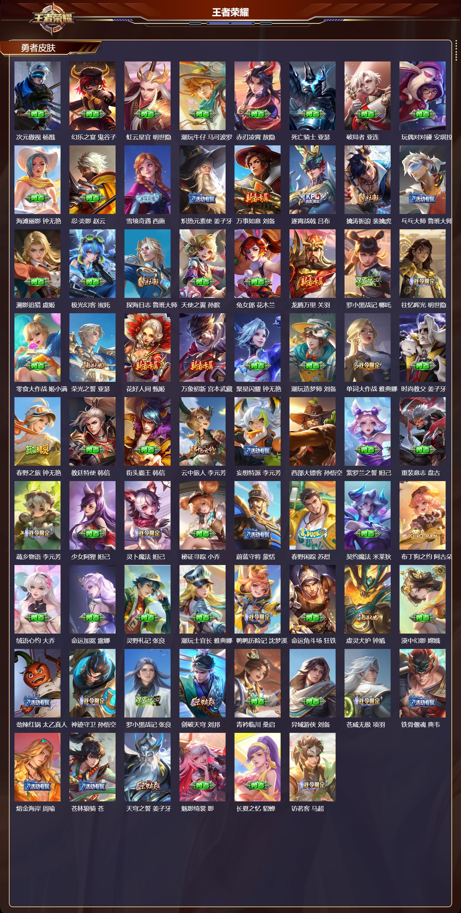 WZQM4304736王者荣耀账号详情图4