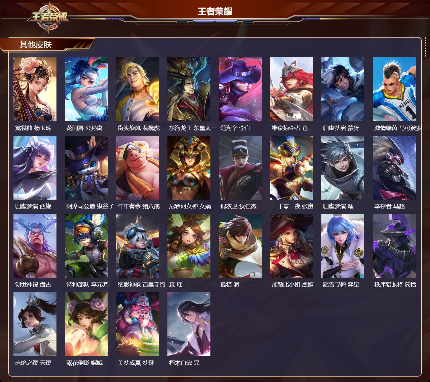 WZMK4302217王者荣耀账号详情图5