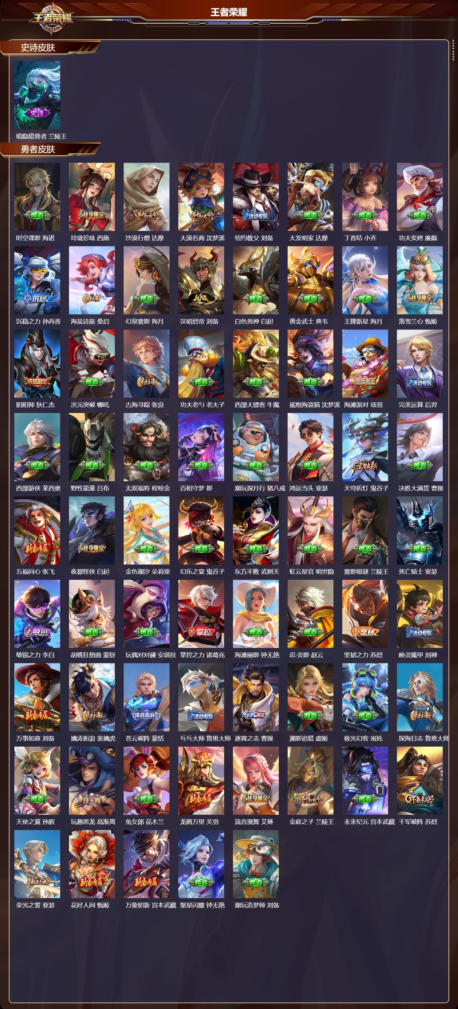 WZQM4303532王者荣耀账号详情图3