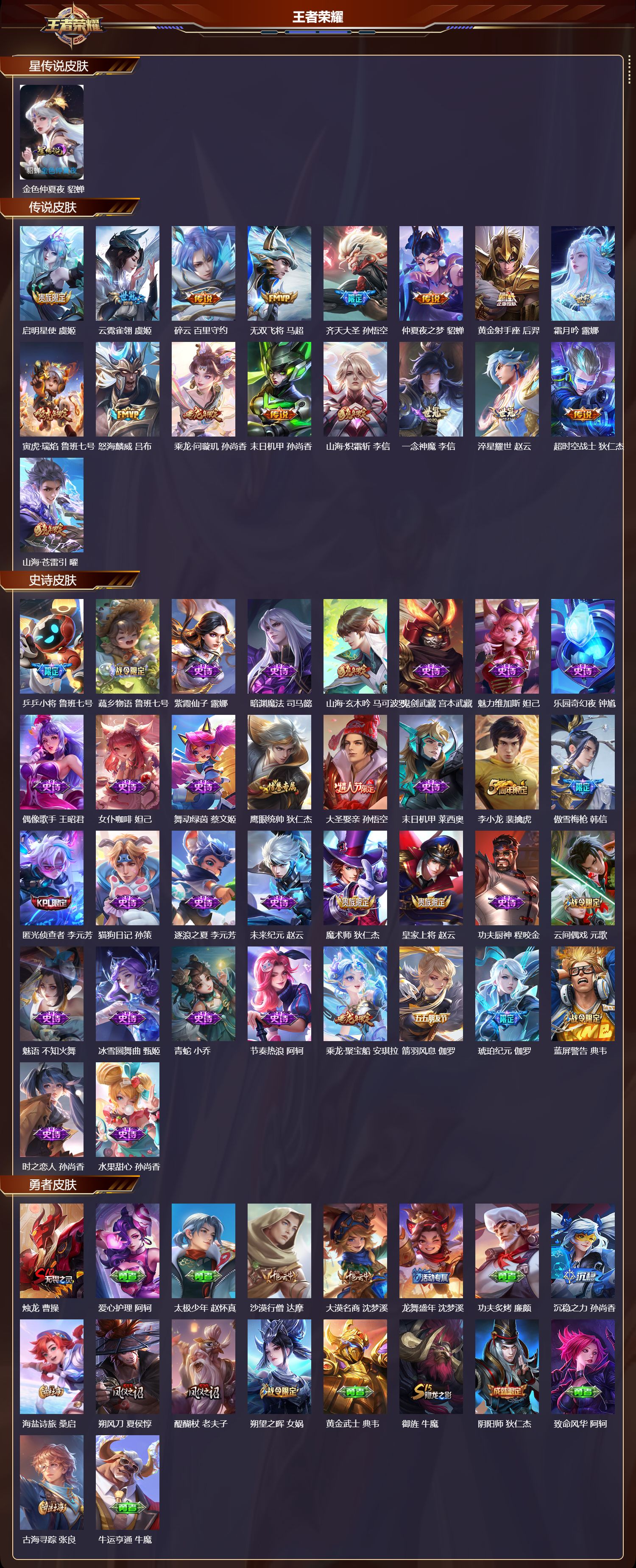 WZQM4304831王者荣耀账号详情图2 WZQM4304831王者荣耀账号详情图2