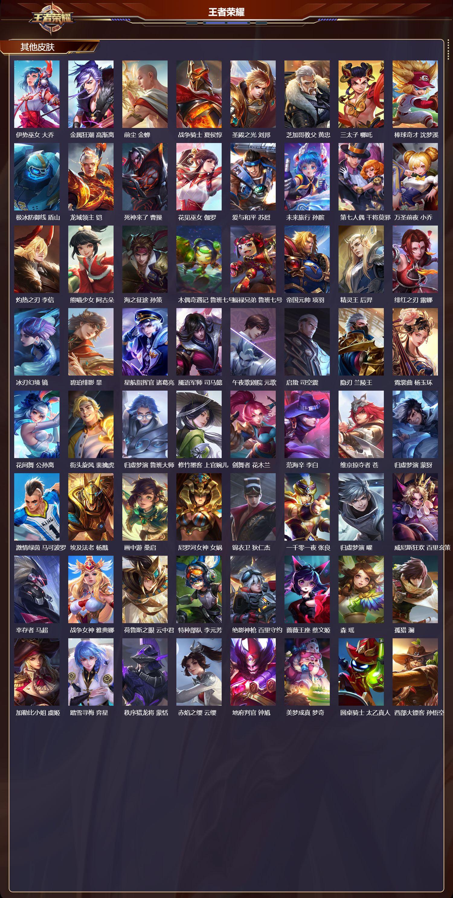 WZMK4302712王者荣耀账号详情图4