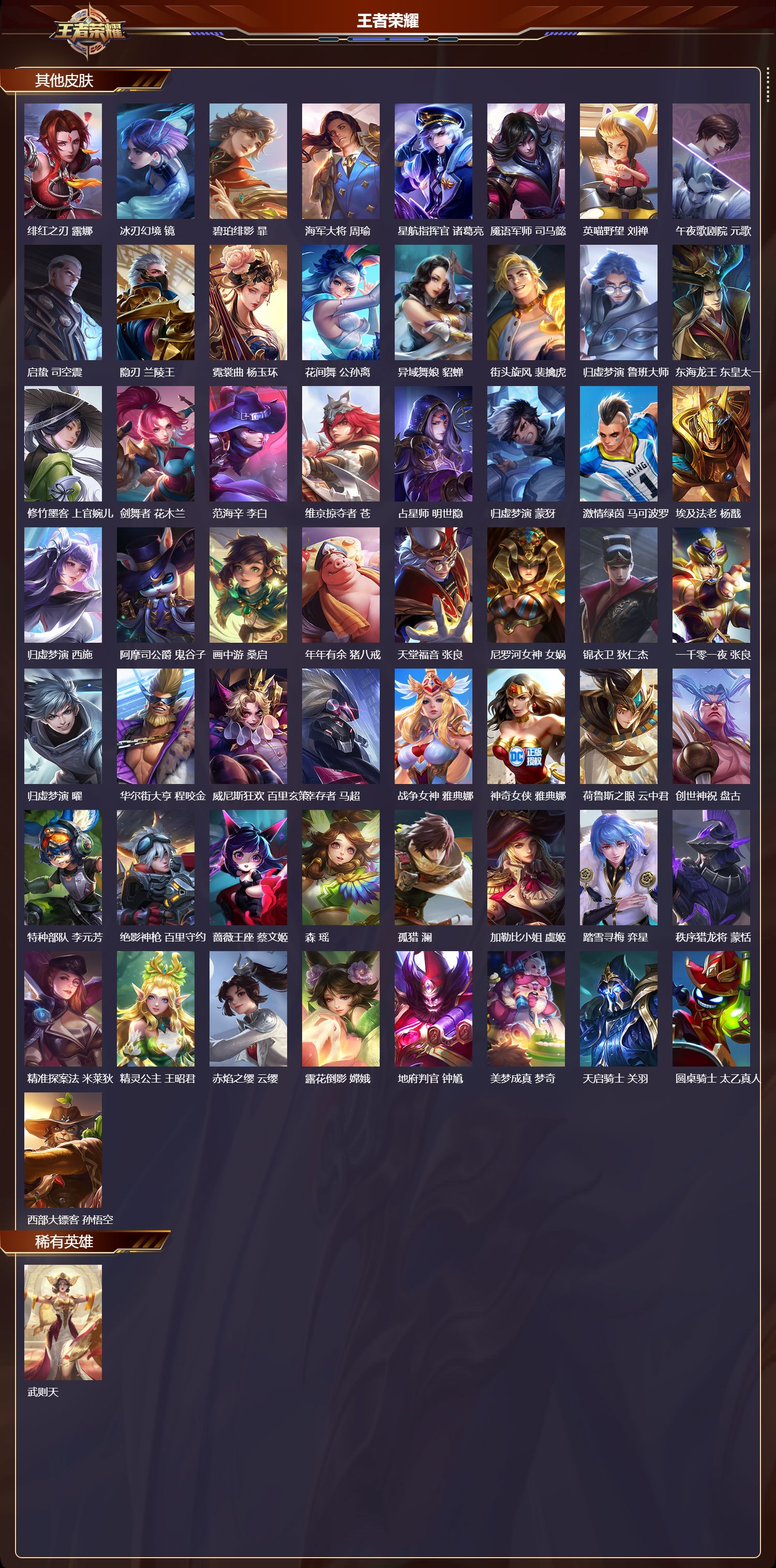 WZMK4302470王者荣耀账号详情图7