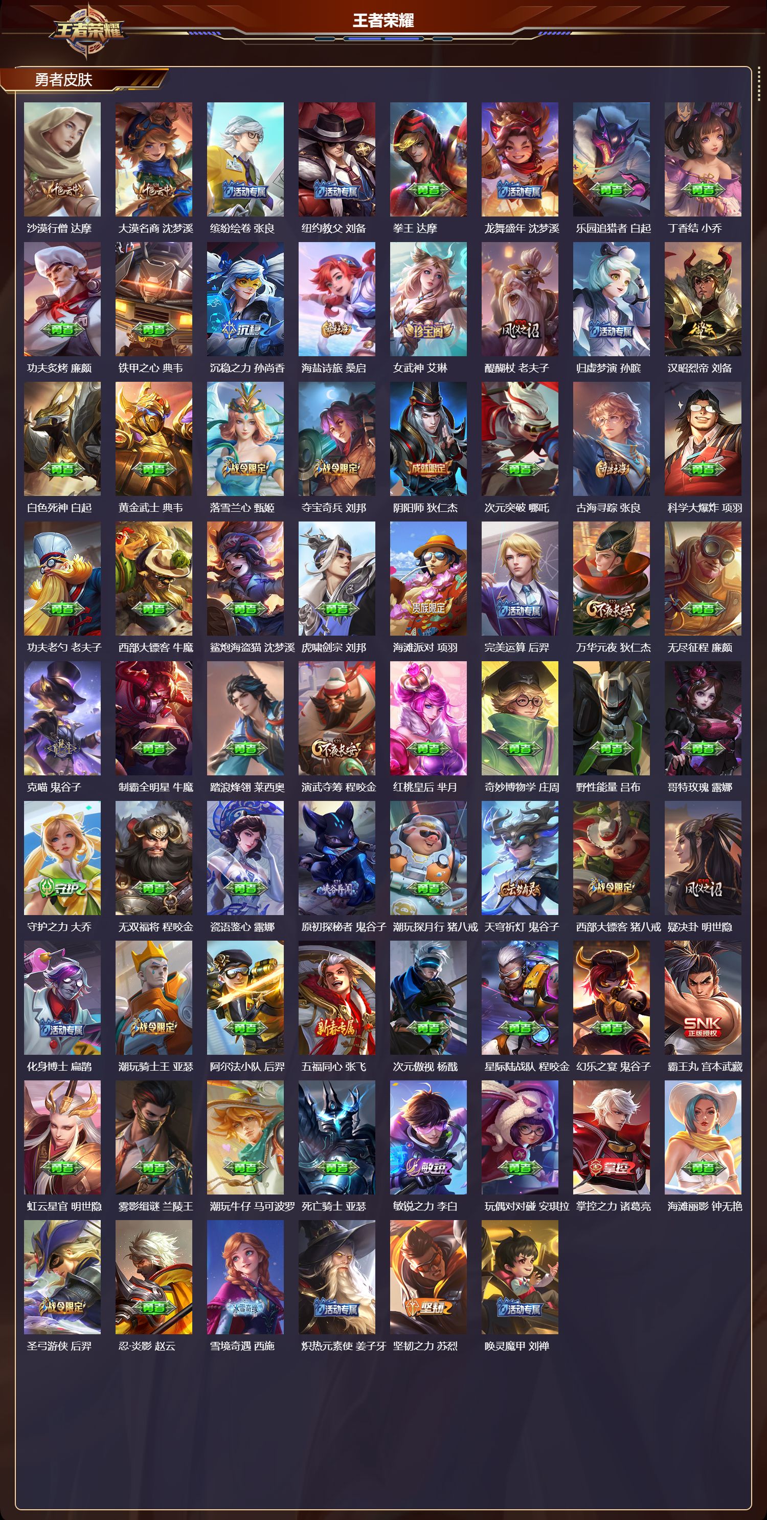 WZMK4302220王者荣耀账号详情图3 WZMK4302220王者荣耀账号详情图3