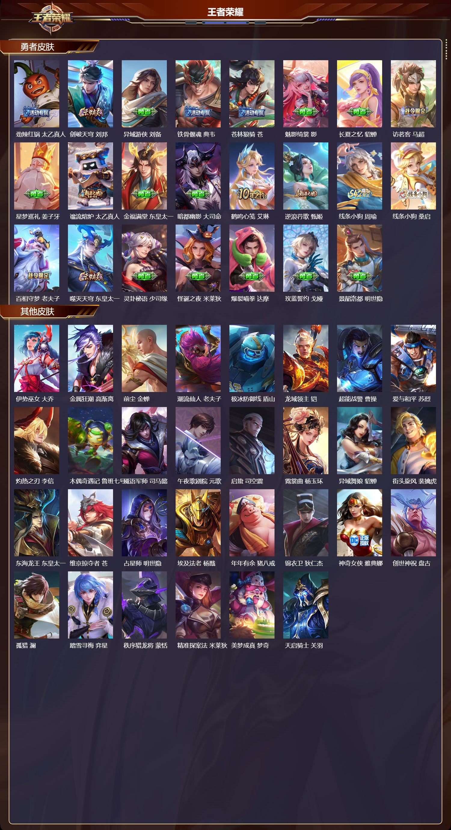 WZQM4304250王者荣耀账号详情图5