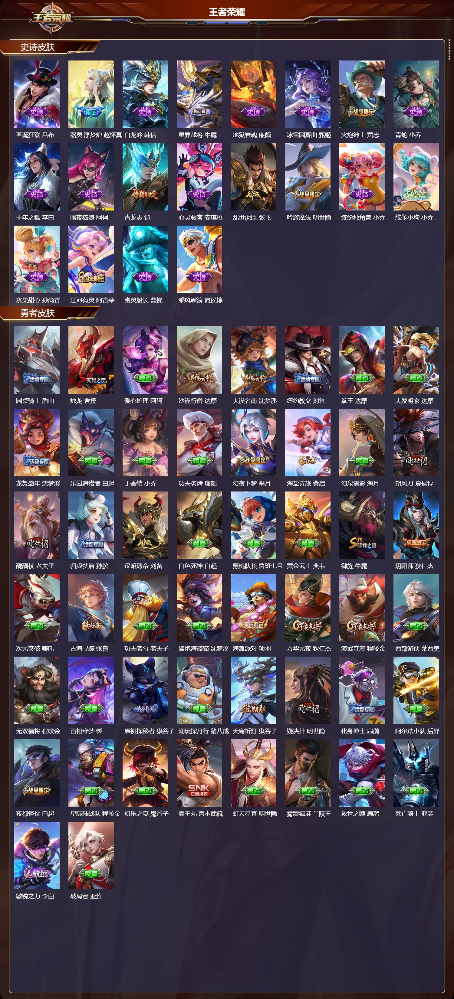 WZQM4304202王者荣耀账号详情图3