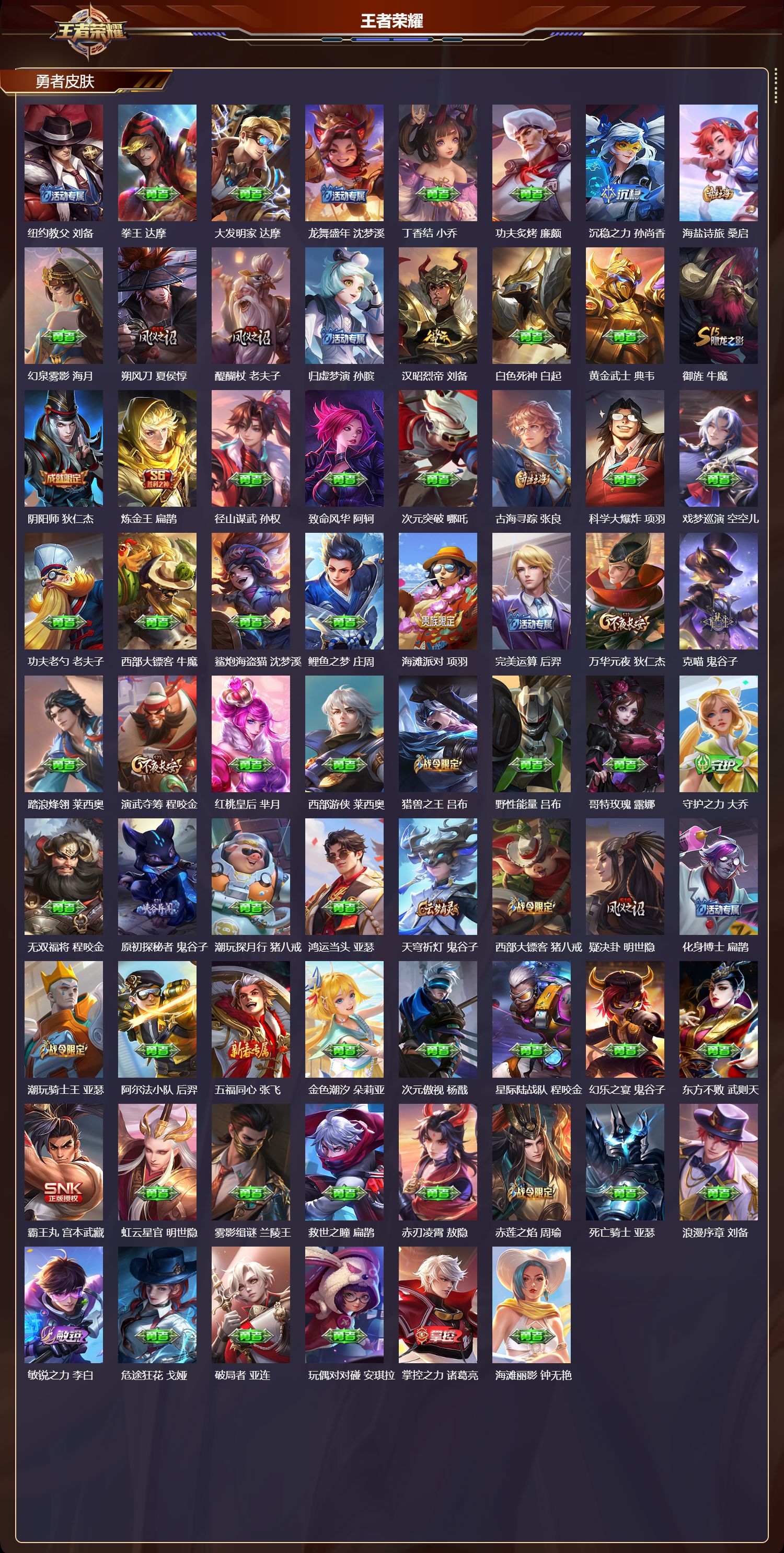 WZQM4301975王者荣耀账号详情图4