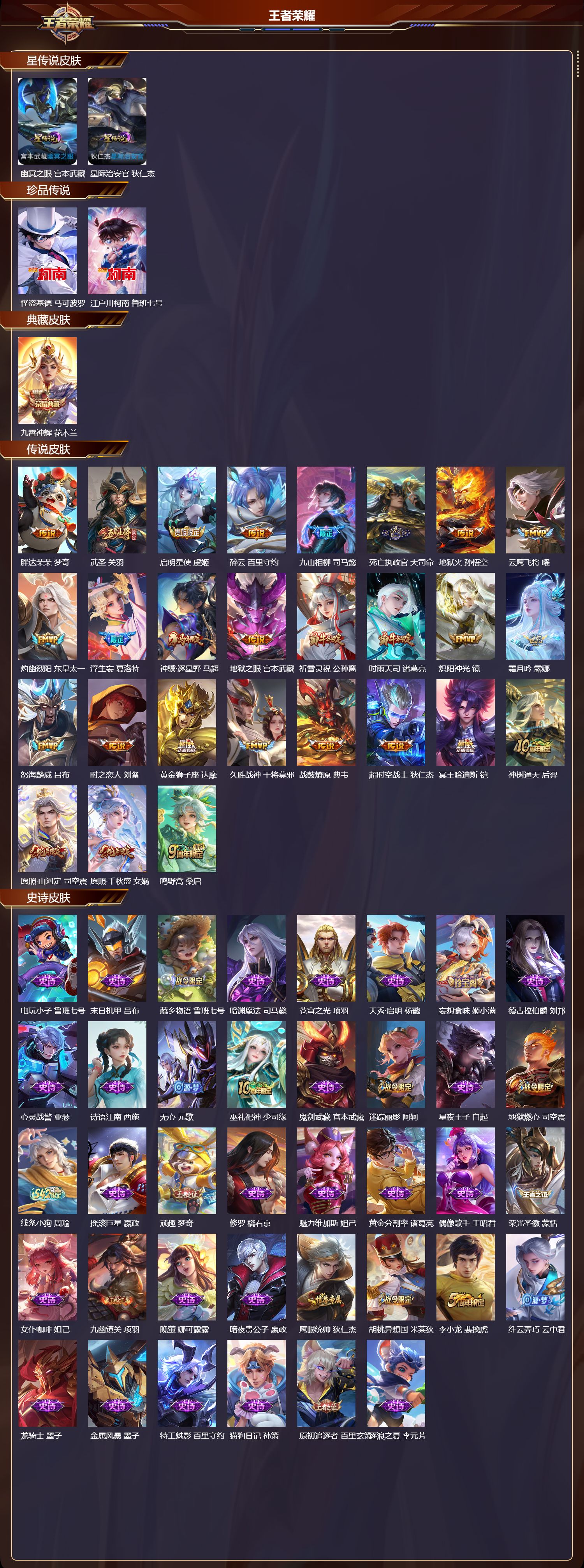 WZQM4303758王者荣耀账号详情图2