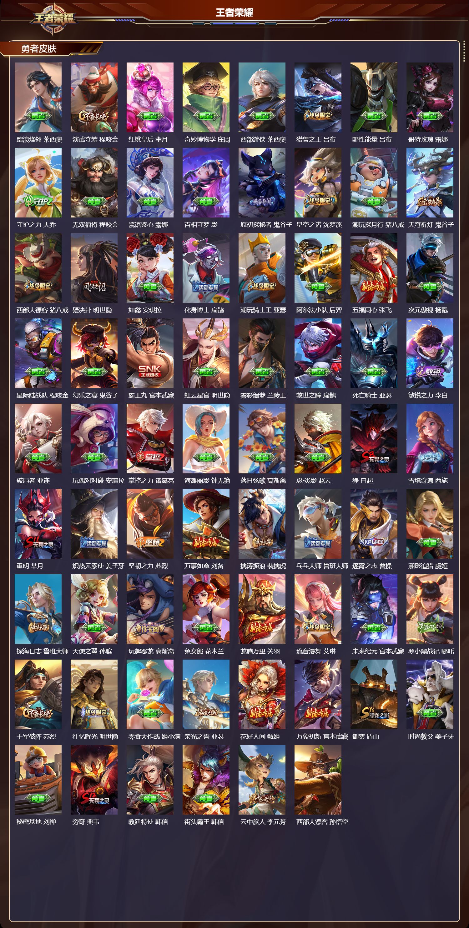 WZQM4304278王者荣耀账号详情图4