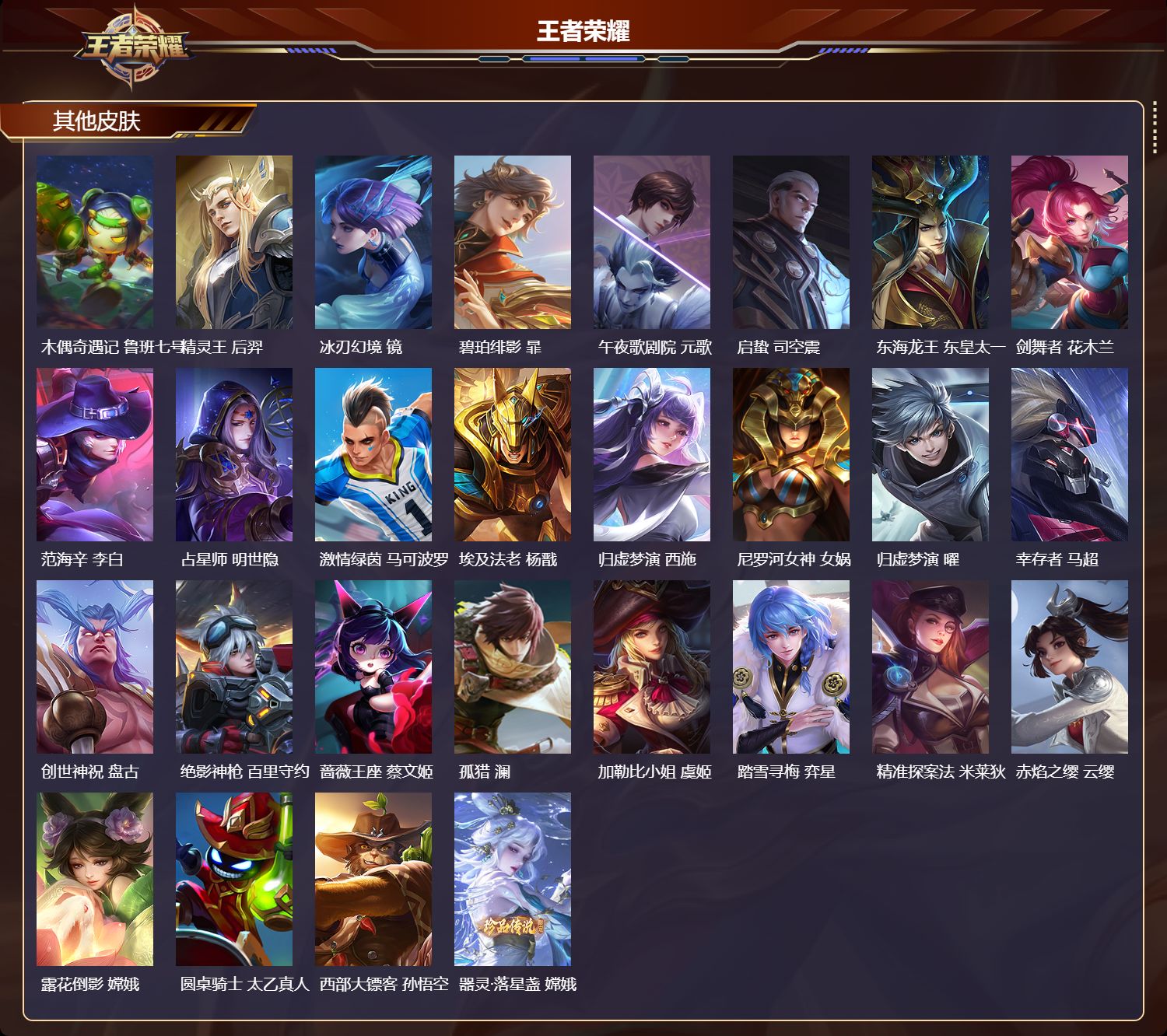 WZQM4304909王者荣耀账号详情图5