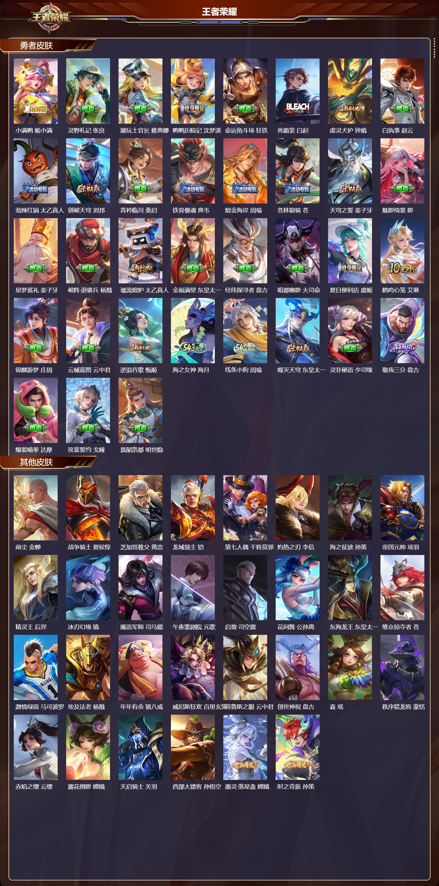 WZMK4302973王者荣耀账号详情图3