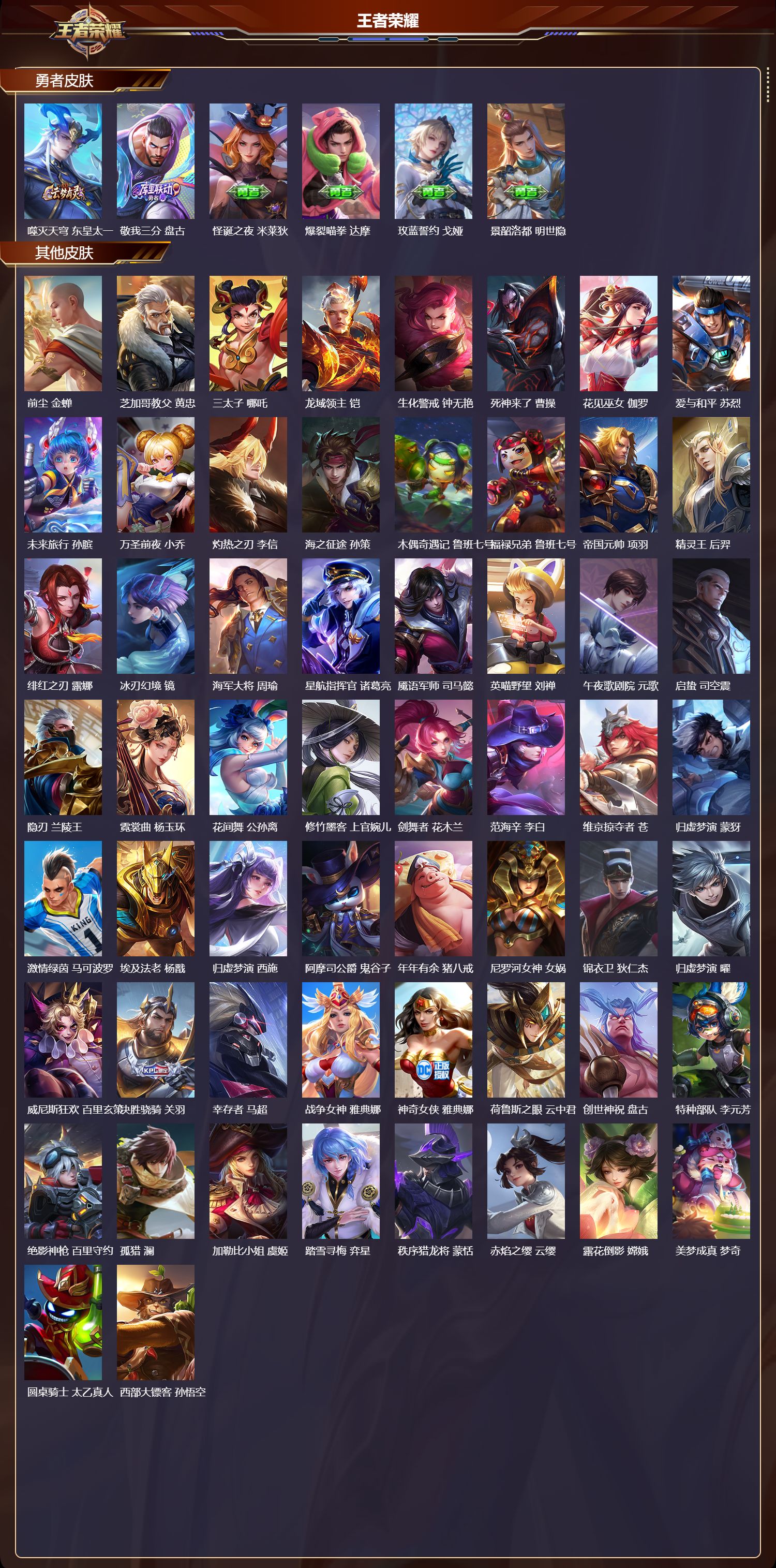 WZMK4302230王者荣耀账号详情图5