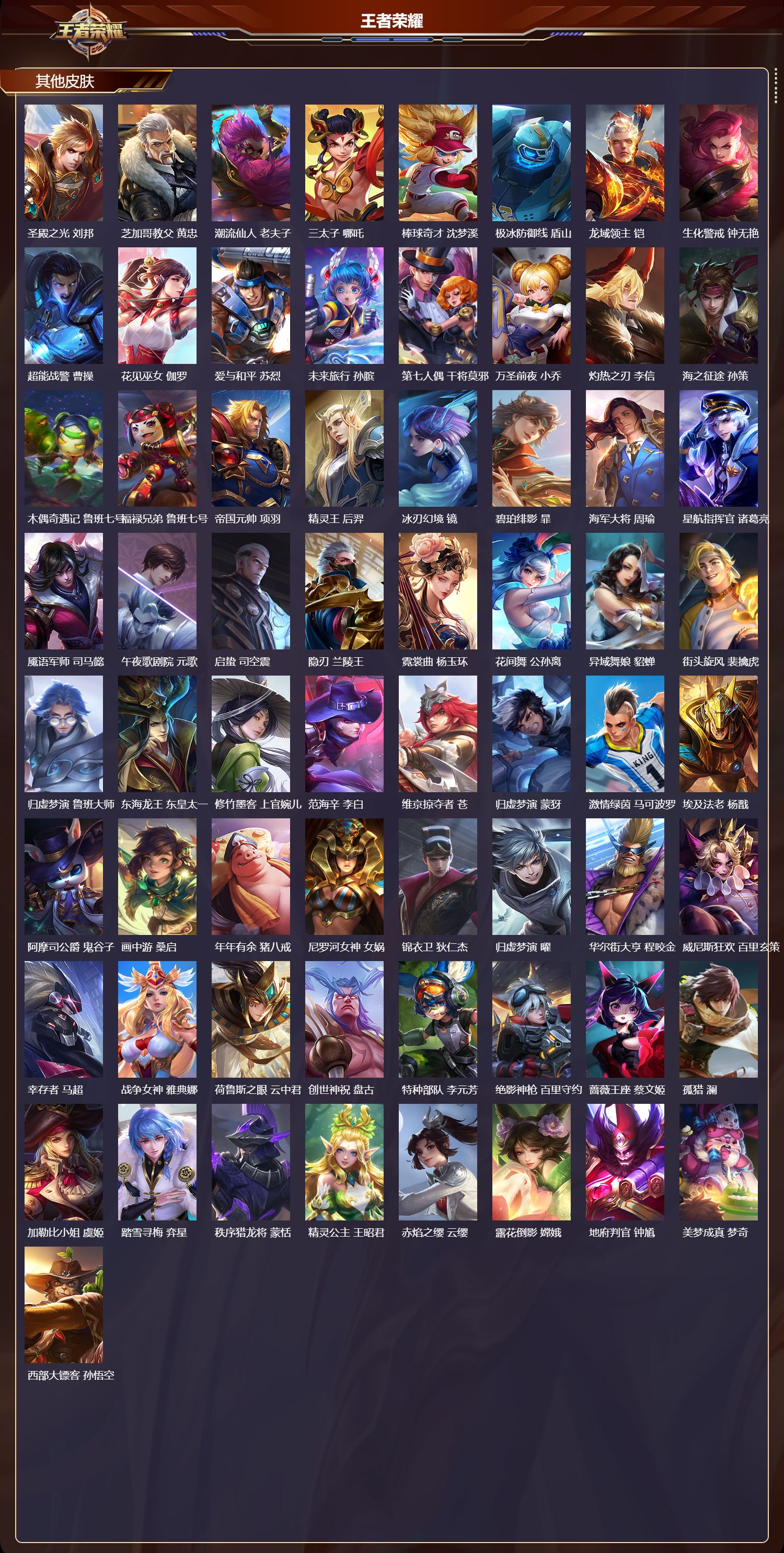 WZMK4302715王者荣耀账号详情图4