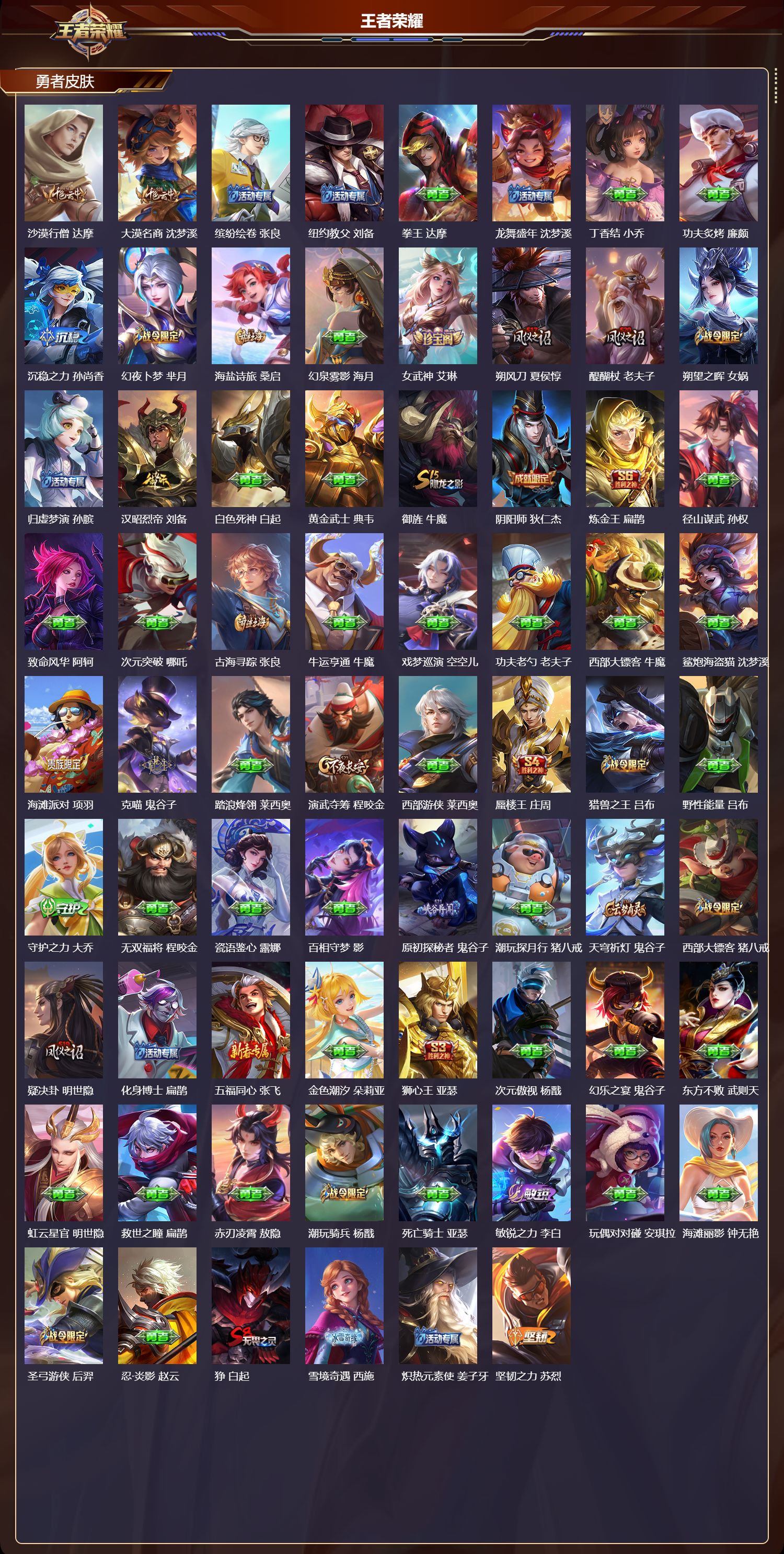 WZMK4302931王者荣耀账号详情图2 WZMK4302931王者荣耀账号详情图2