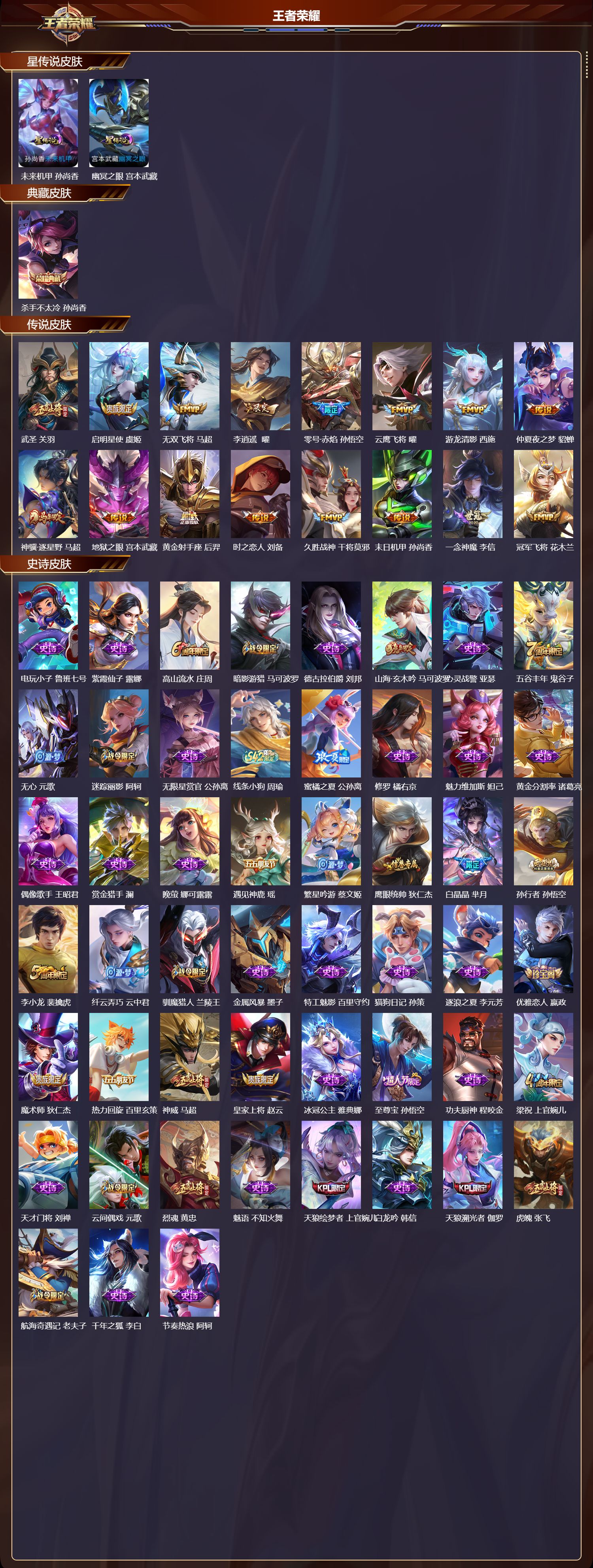 WZQM4303825王者荣耀账号详情图2 WZQM4303825王者荣耀账号详情图2