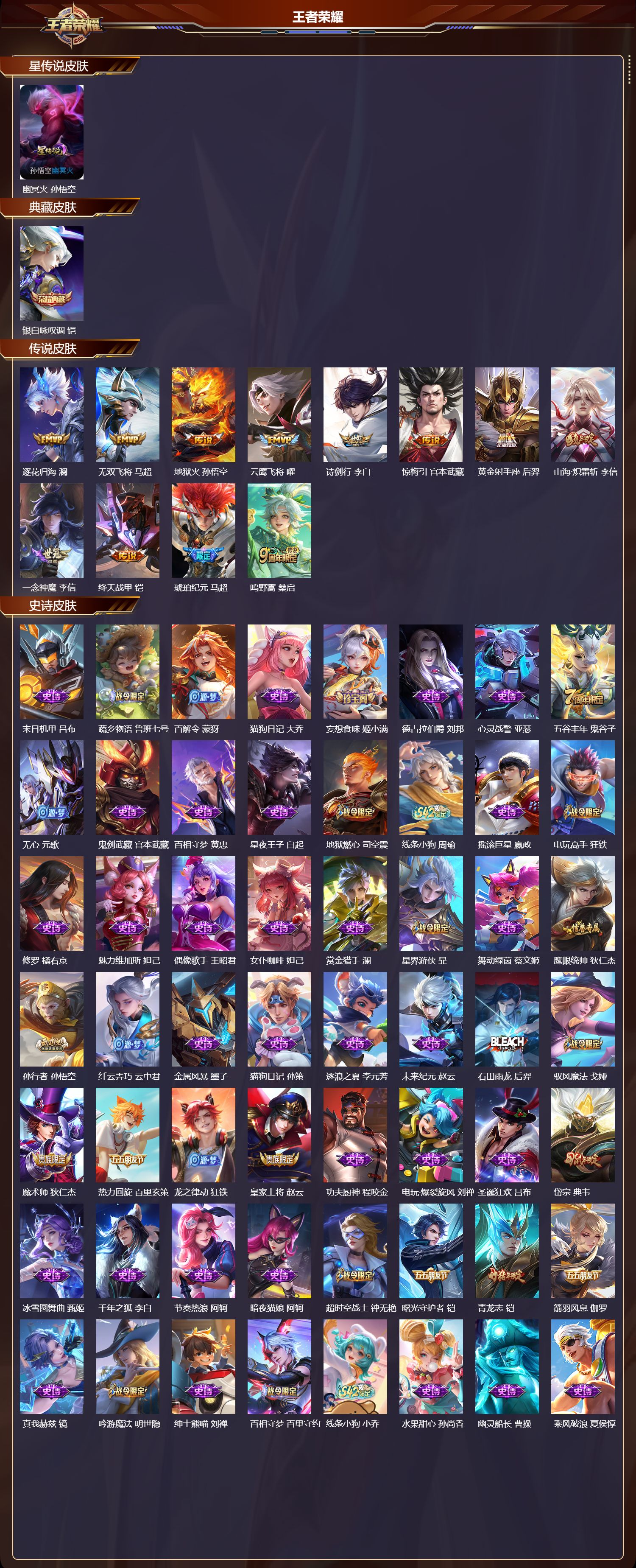 WZQM4303532王者荣耀账号详情图2