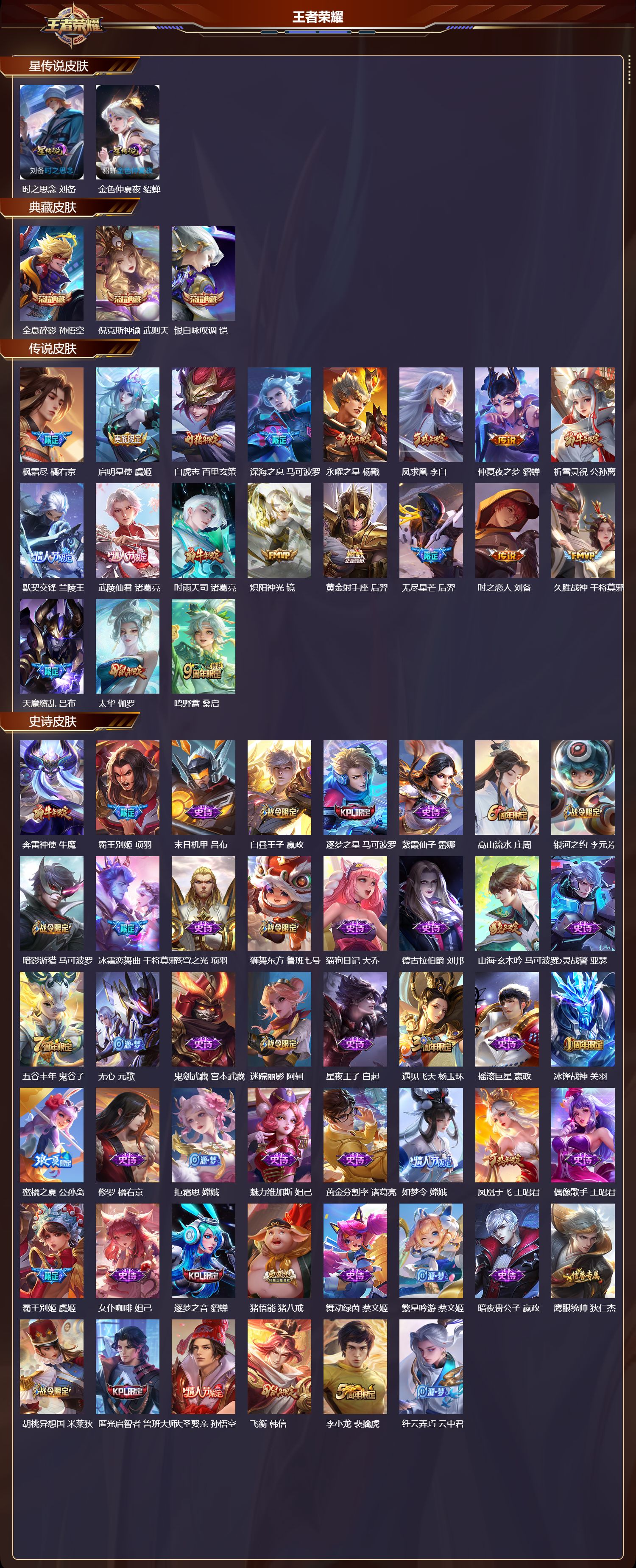 WZQM4304275王者荣耀账号详情图2