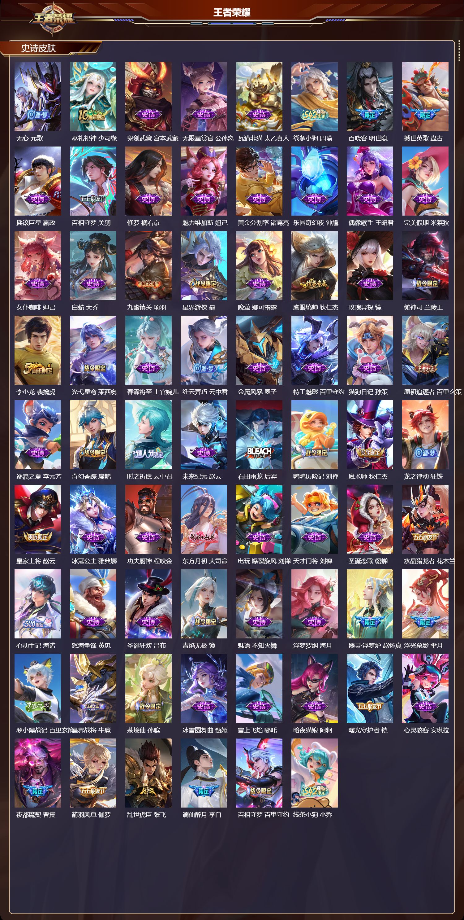 WZMK4302578王者荣耀账号详情图2