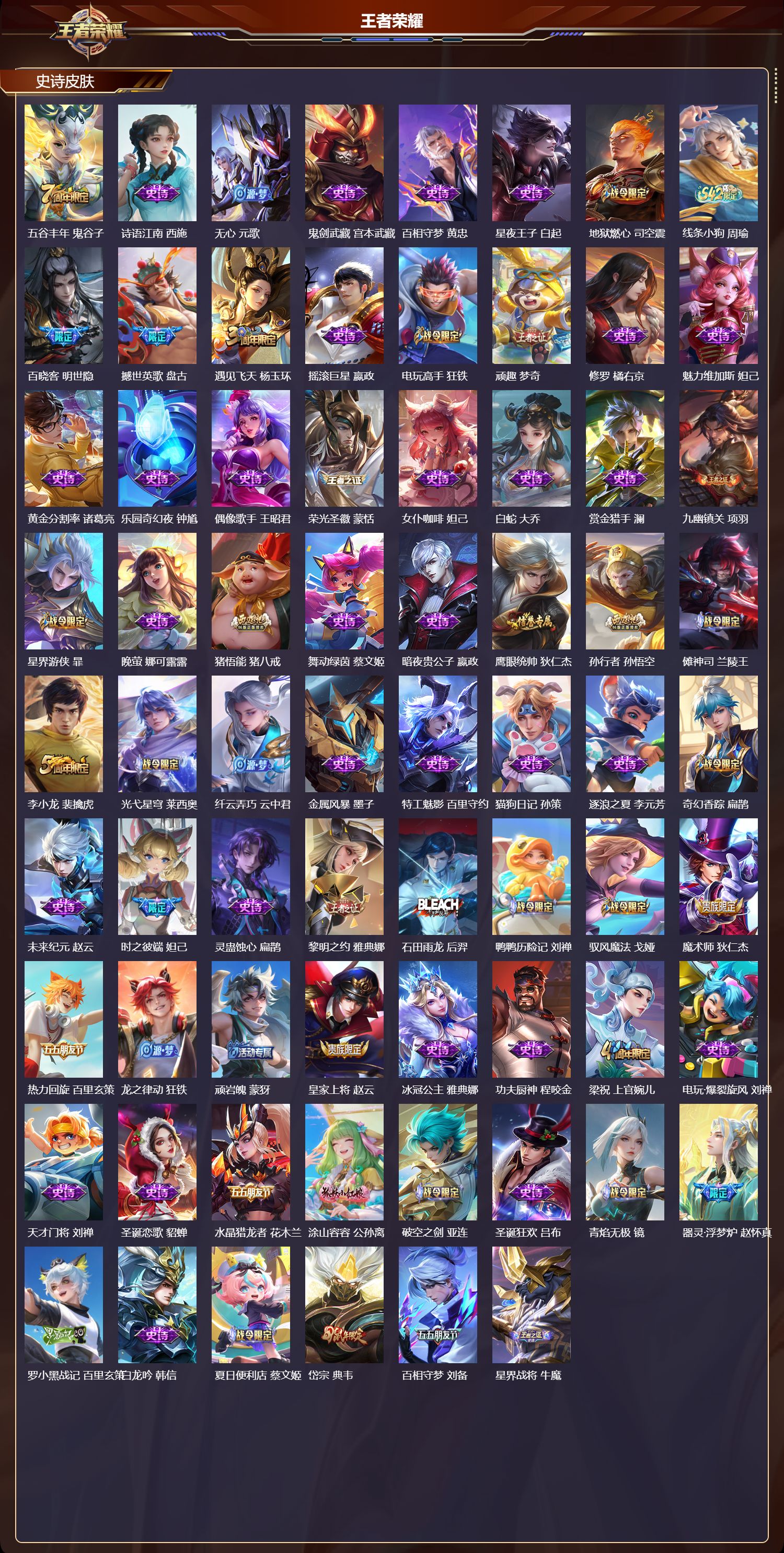 WZMK4302894王者荣耀账号详情图2 WZMK4302894王者荣耀账号详情图2