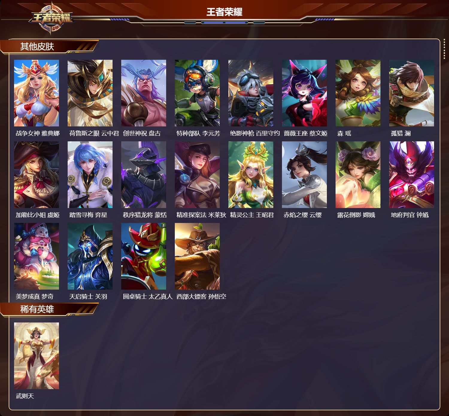 WZMK4301841王者荣耀账号详情图7