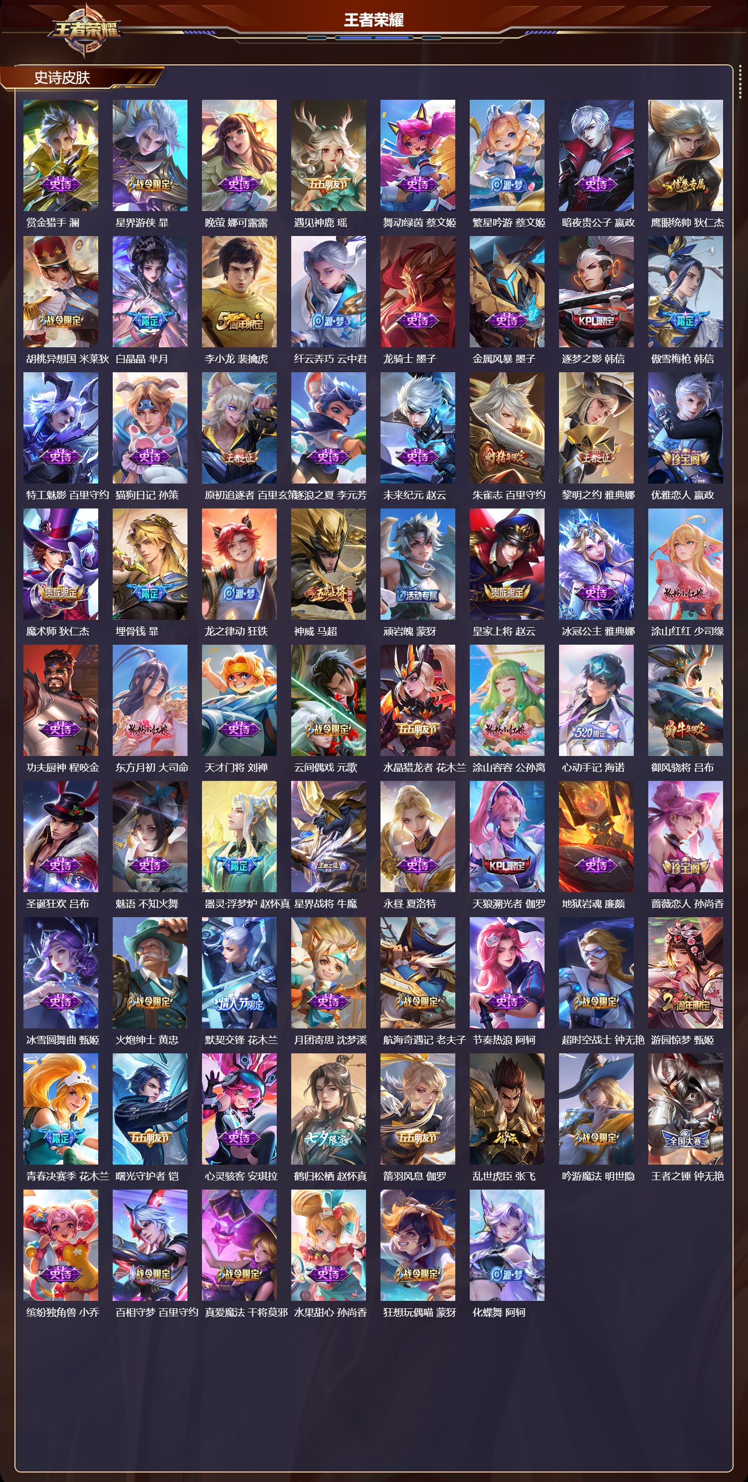 WZQM4301976王者荣耀账号详情图3