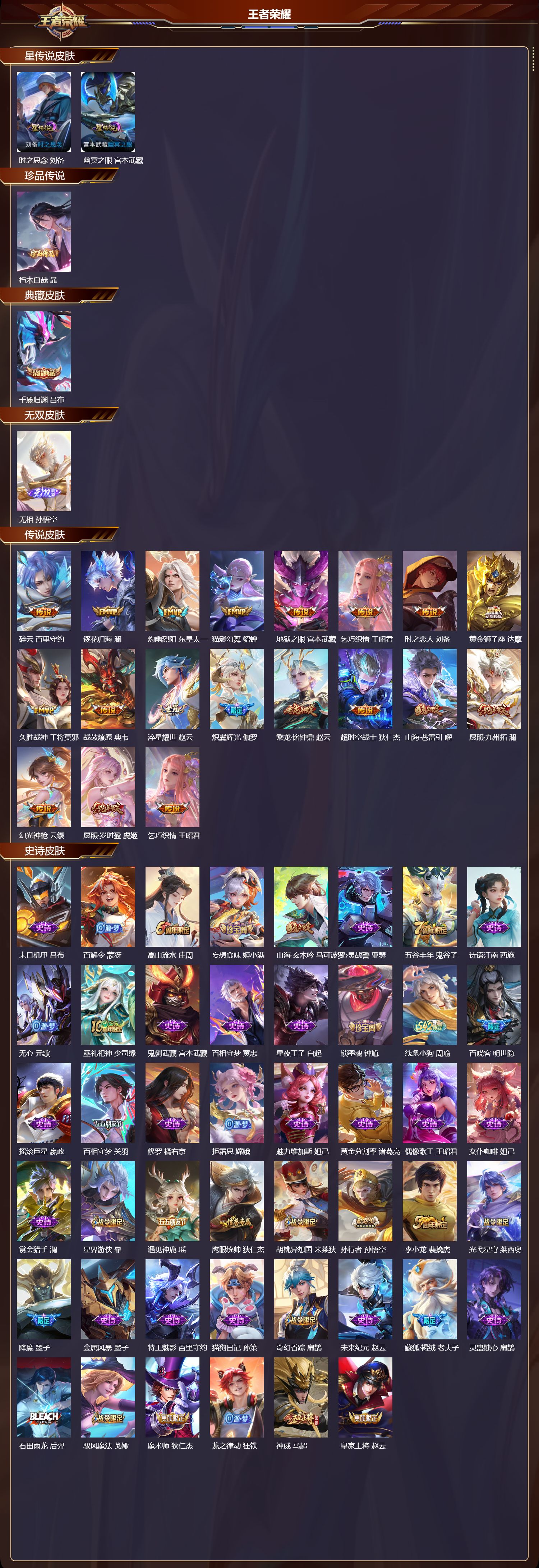 WZQM4301980王者荣耀账号详情图2