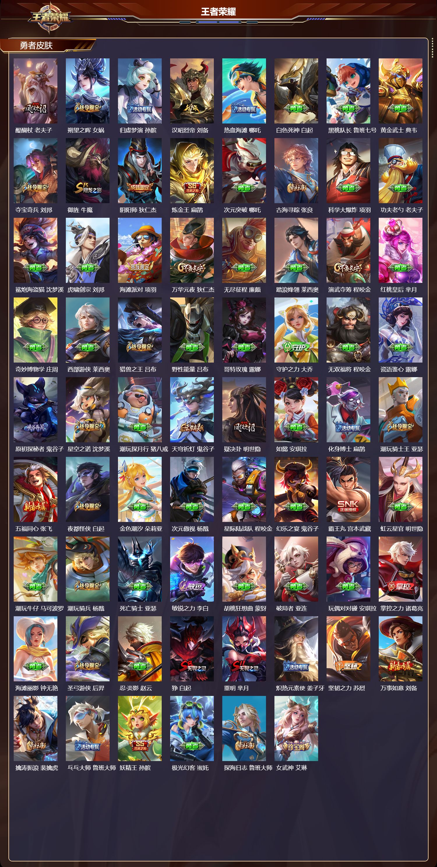 WZQM4304684王者荣耀账号详情图4