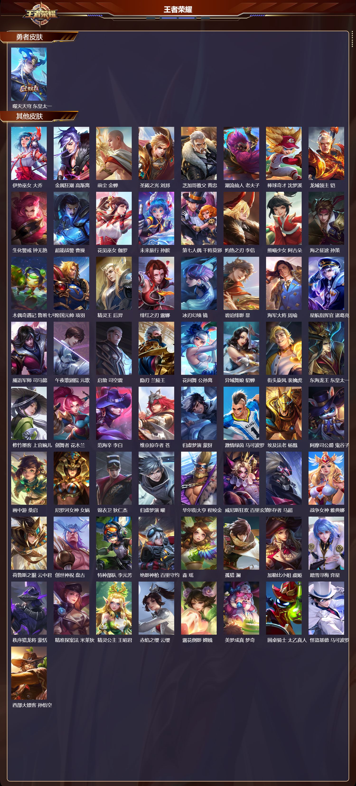 WZMK4303052王者荣耀账号详情图5