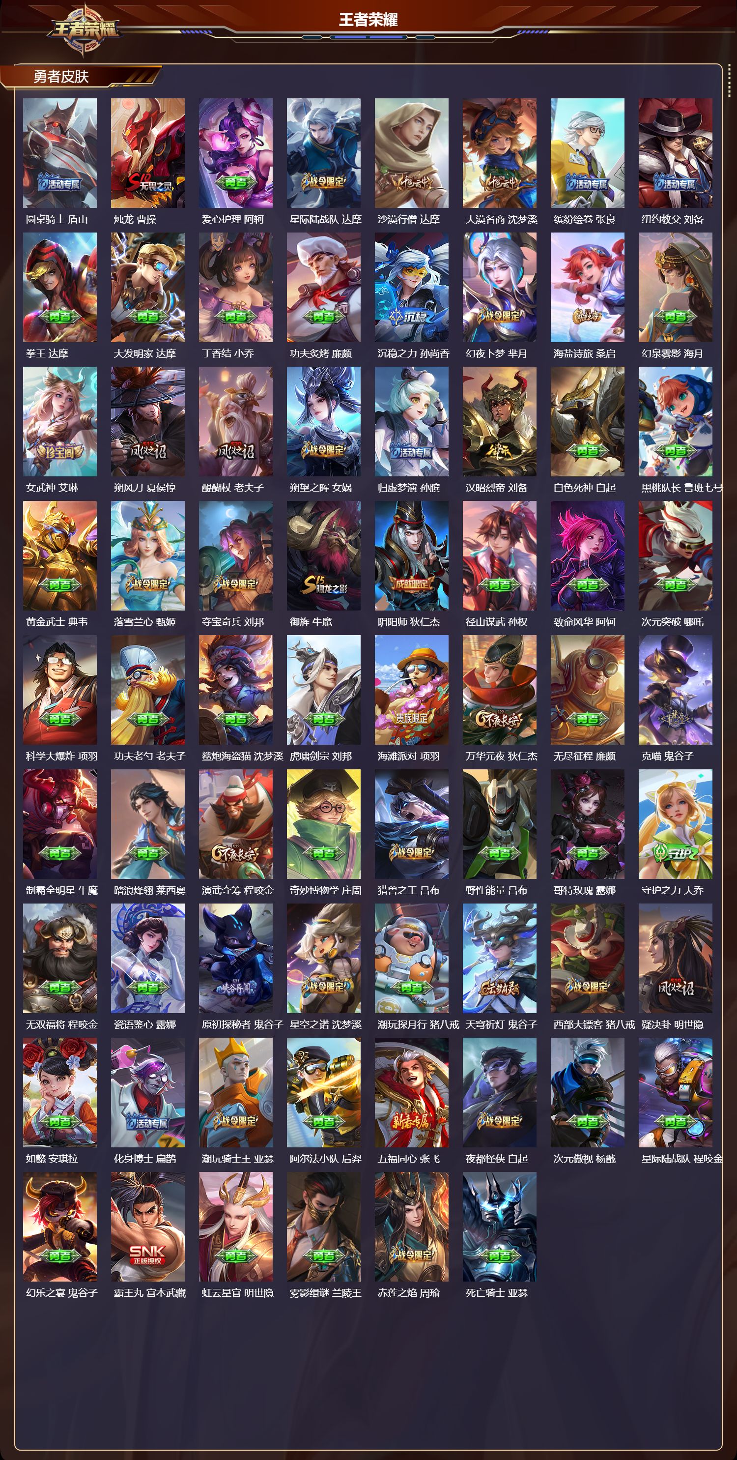 WZQM4302151王者荣耀账号详情图4