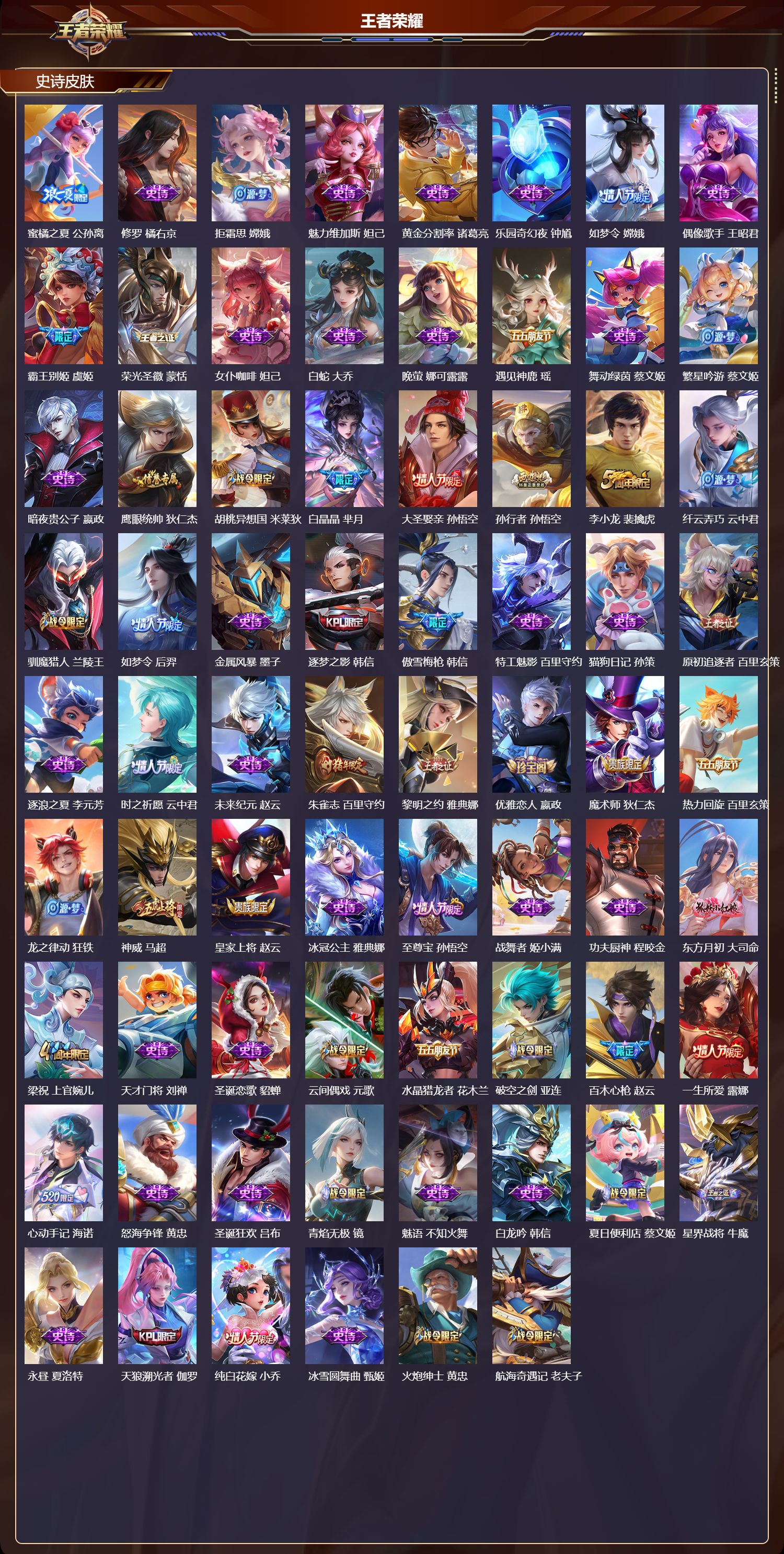 WZMK4301886王者荣耀账号详情图2