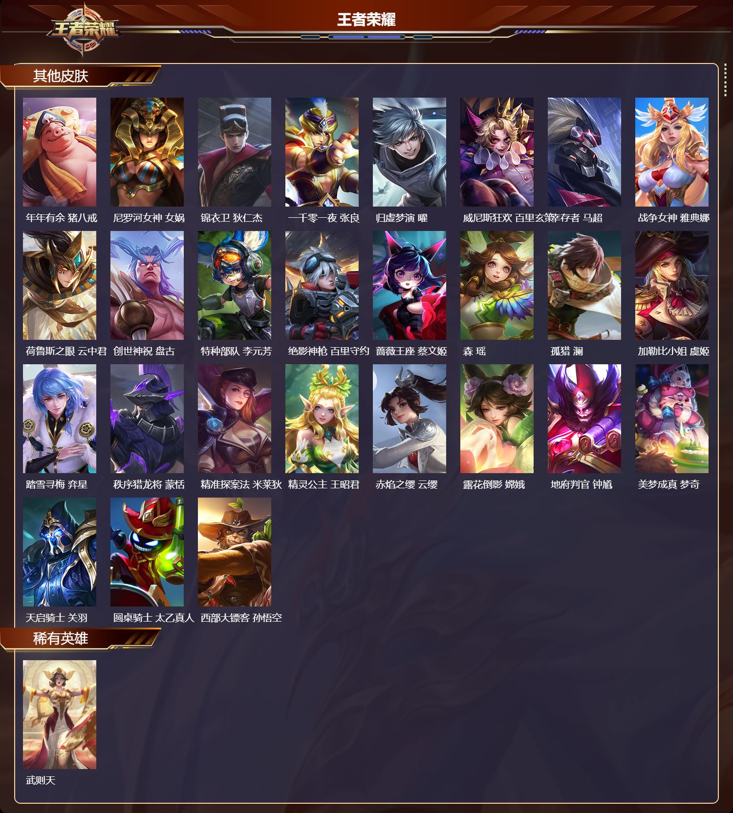 WZMK4302021王者荣耀账号详情图6