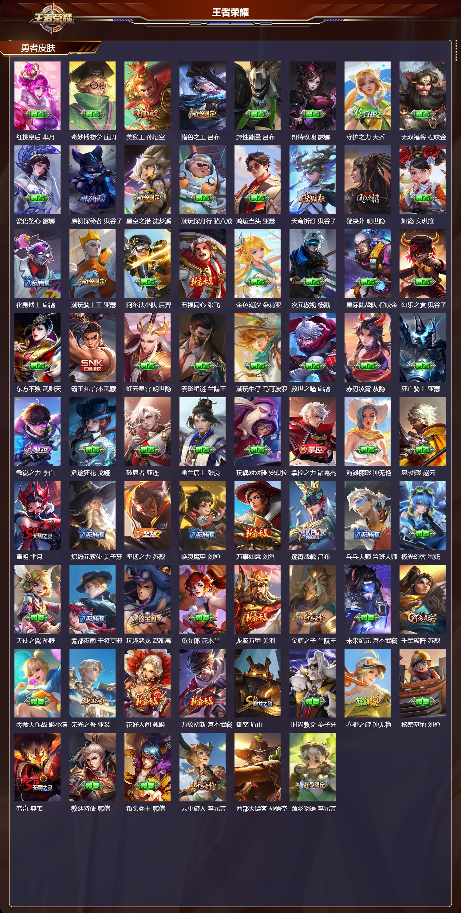 WZQM4304612王者荣耀账号详情图4