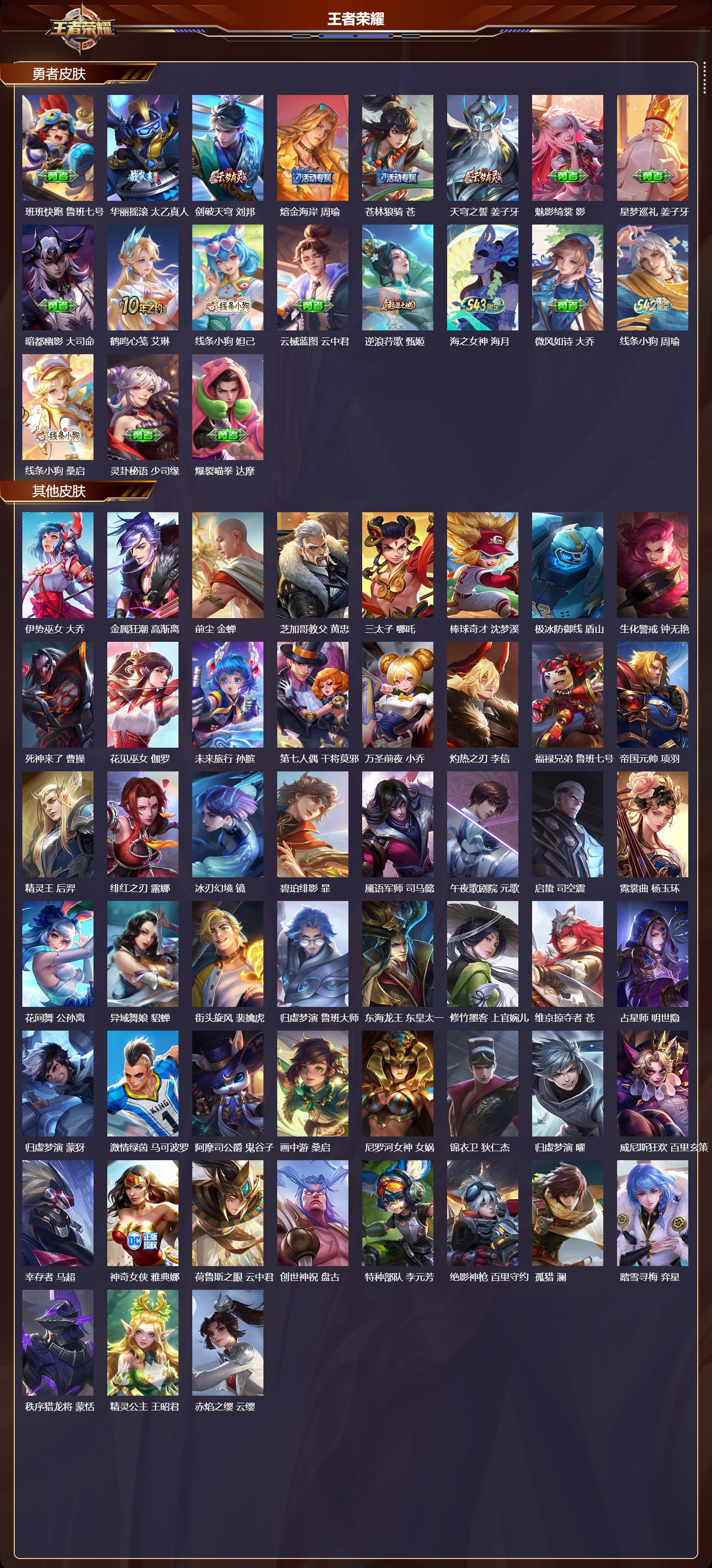 WZMK4302936王者荣耀账号详情图5