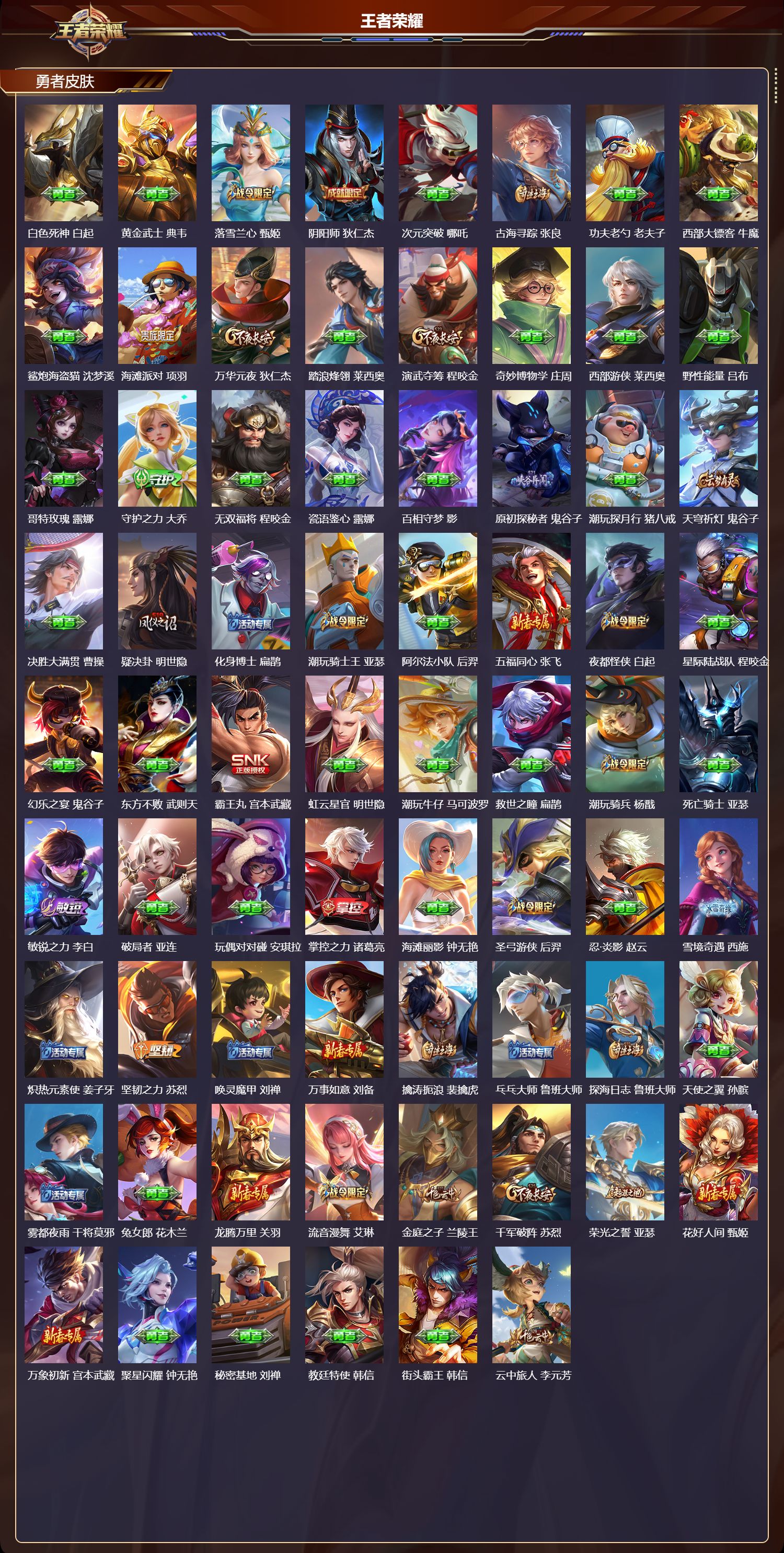 WZQM4303824王者荣耀账号详情图4