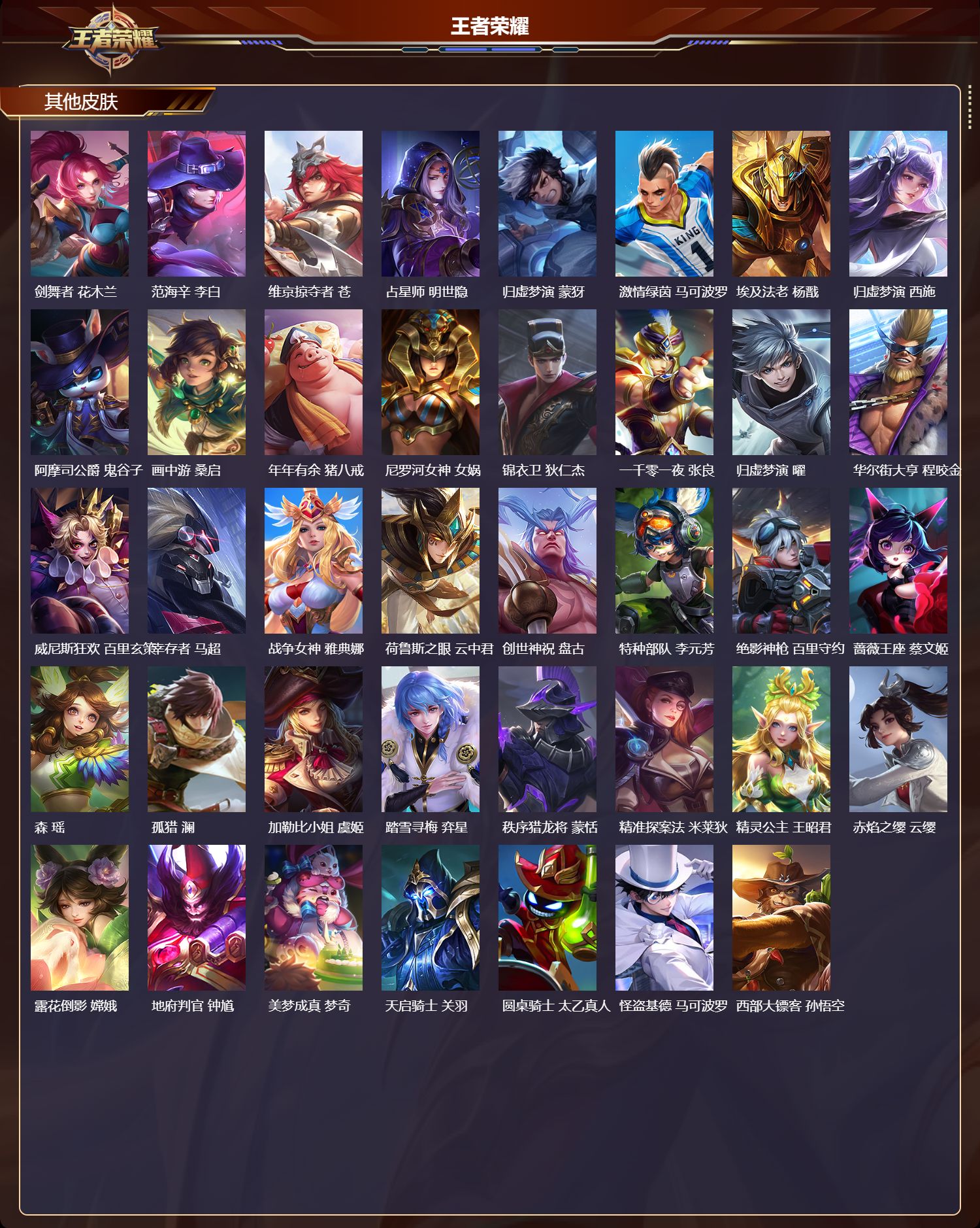 WZMK4302014王者荣耀账号详情图7