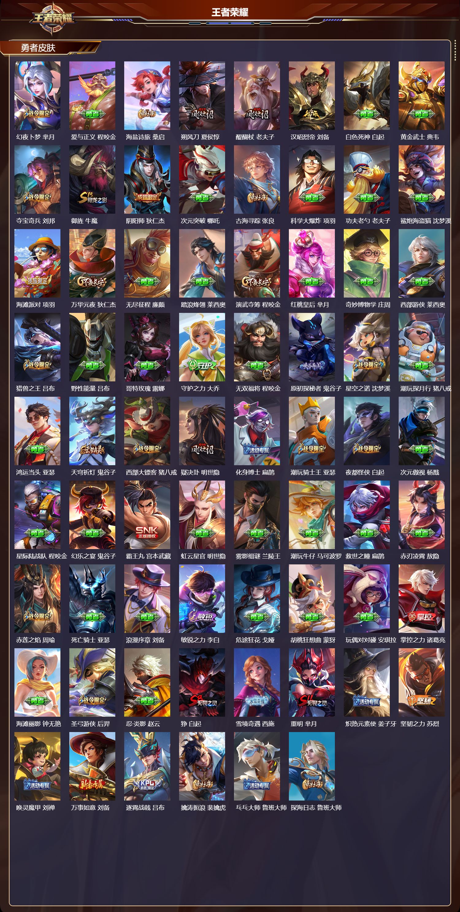 WZQM4304551王者荣耀账号详情图4