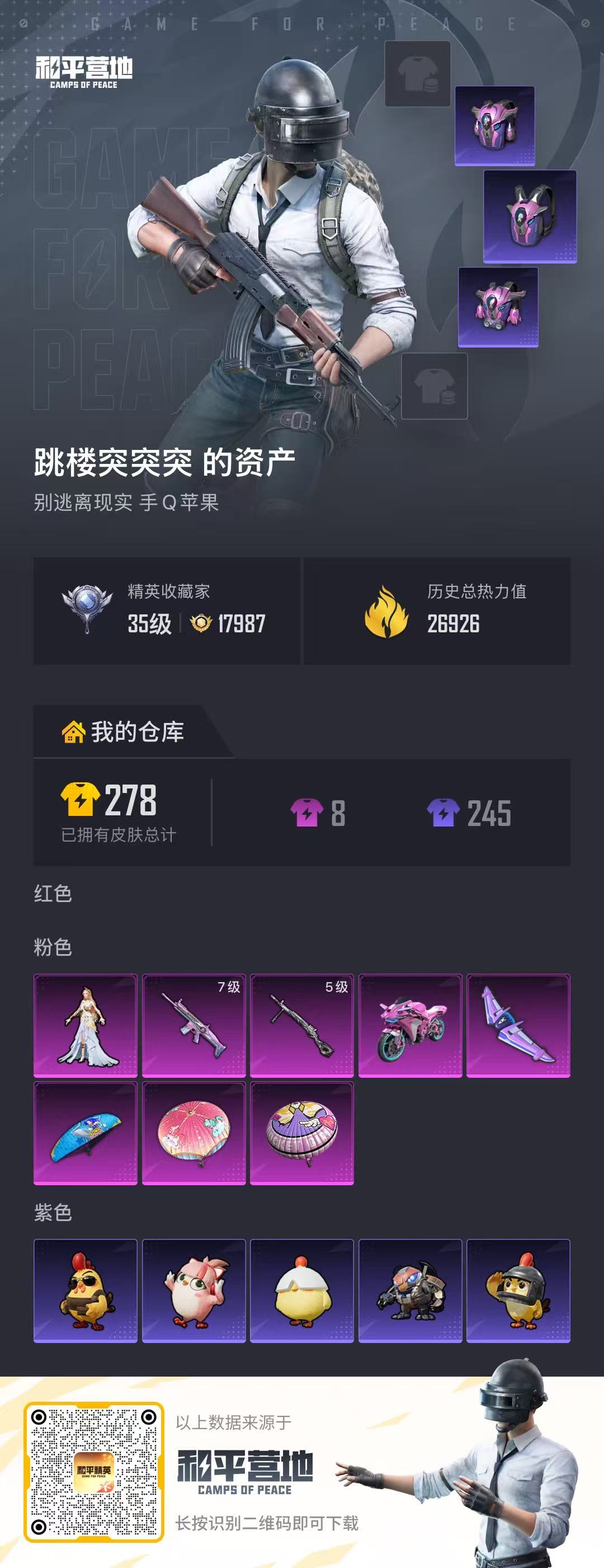 HPCMW4184020和平精英账号详情图1