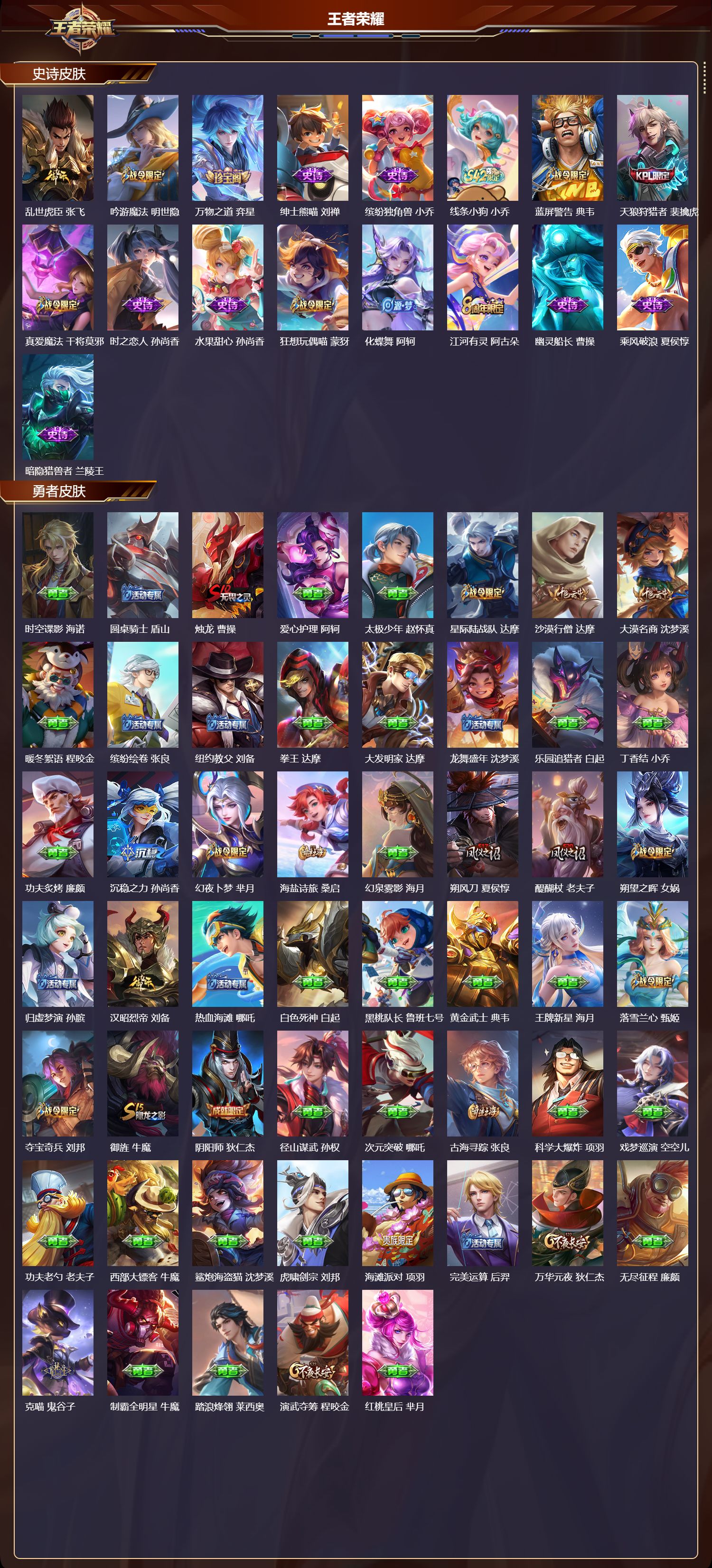 WZMK4302727王者荣耀账号详情图3