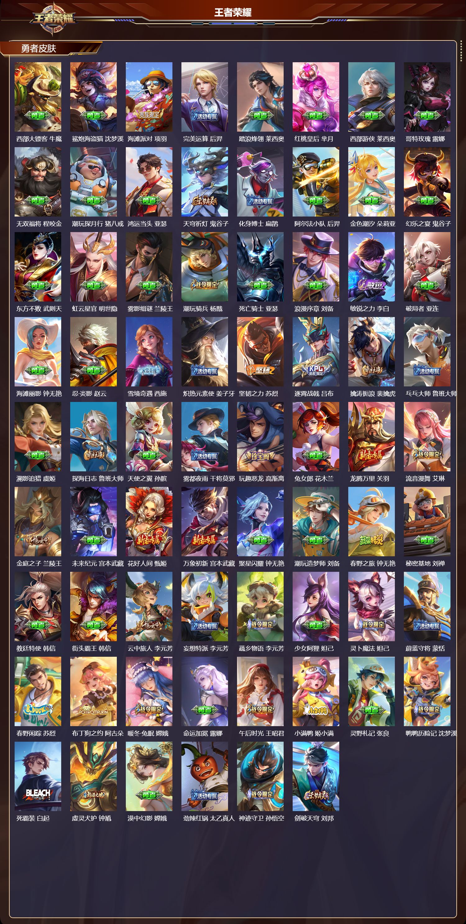 WZQM4303612王者荣耀账号详情图4